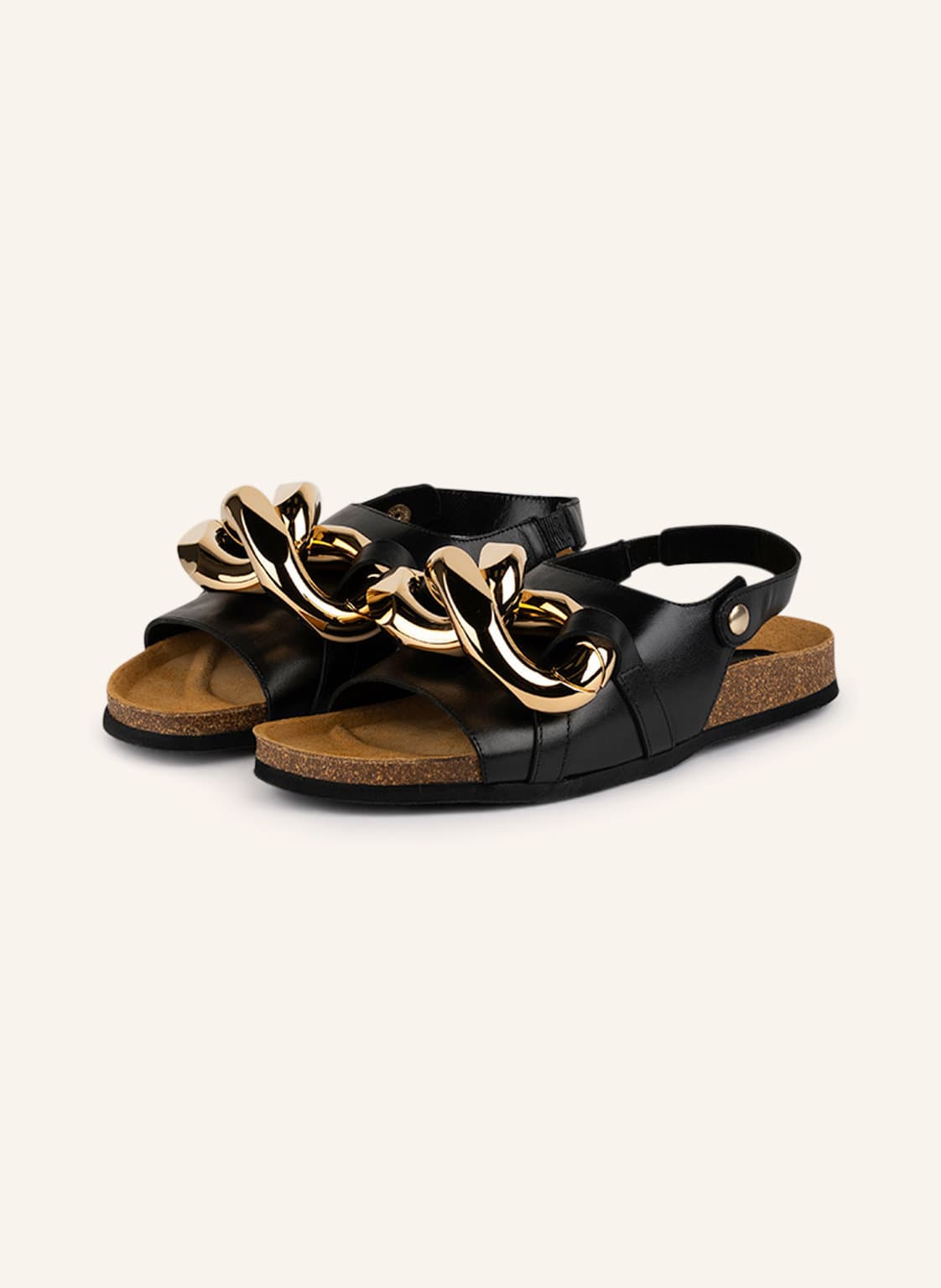 Image of Jw Anderson Sandalen Chain schwarz