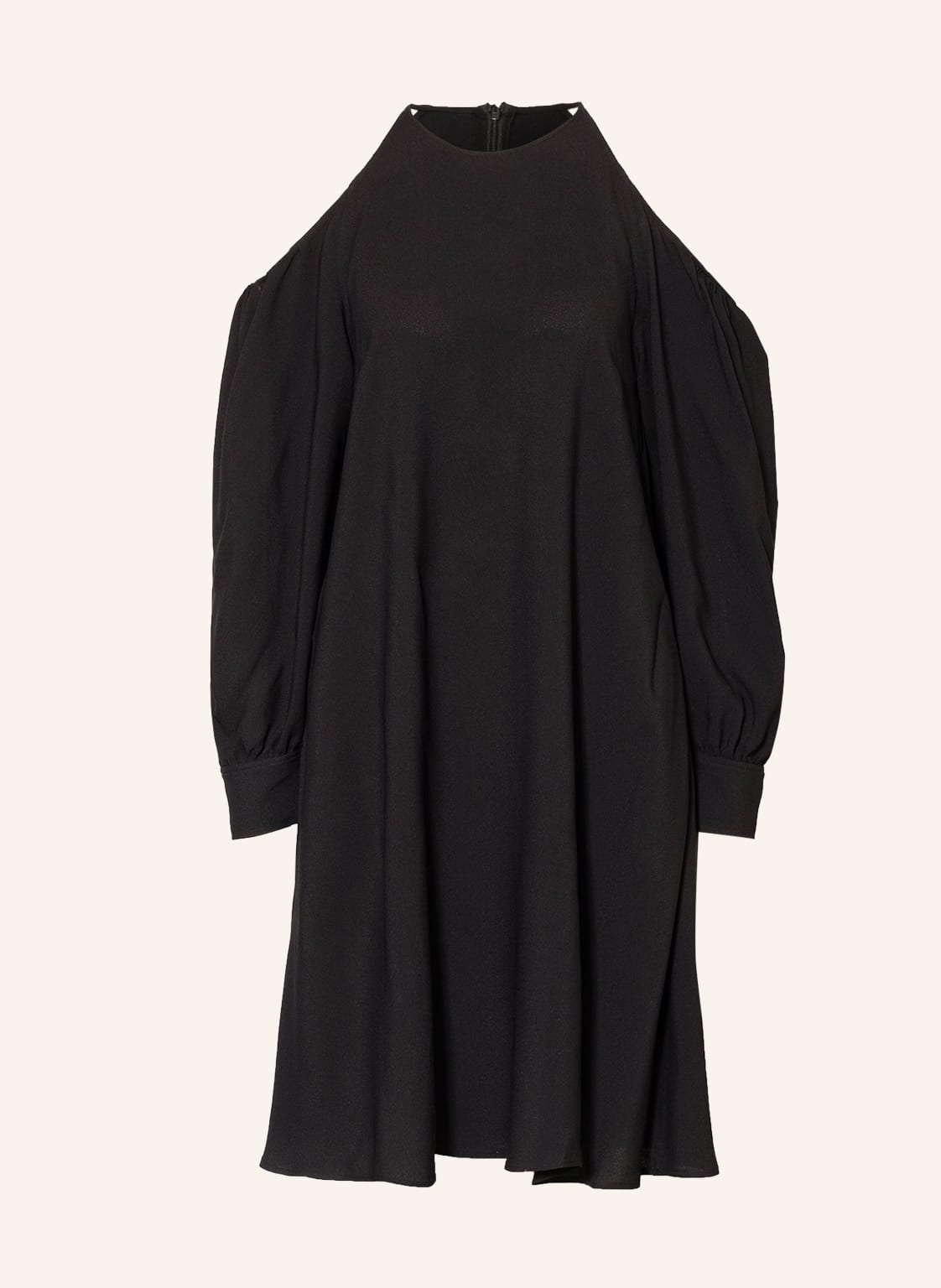 Image of Stella Mccartney Cold-Shoulder-Kleid schwarz