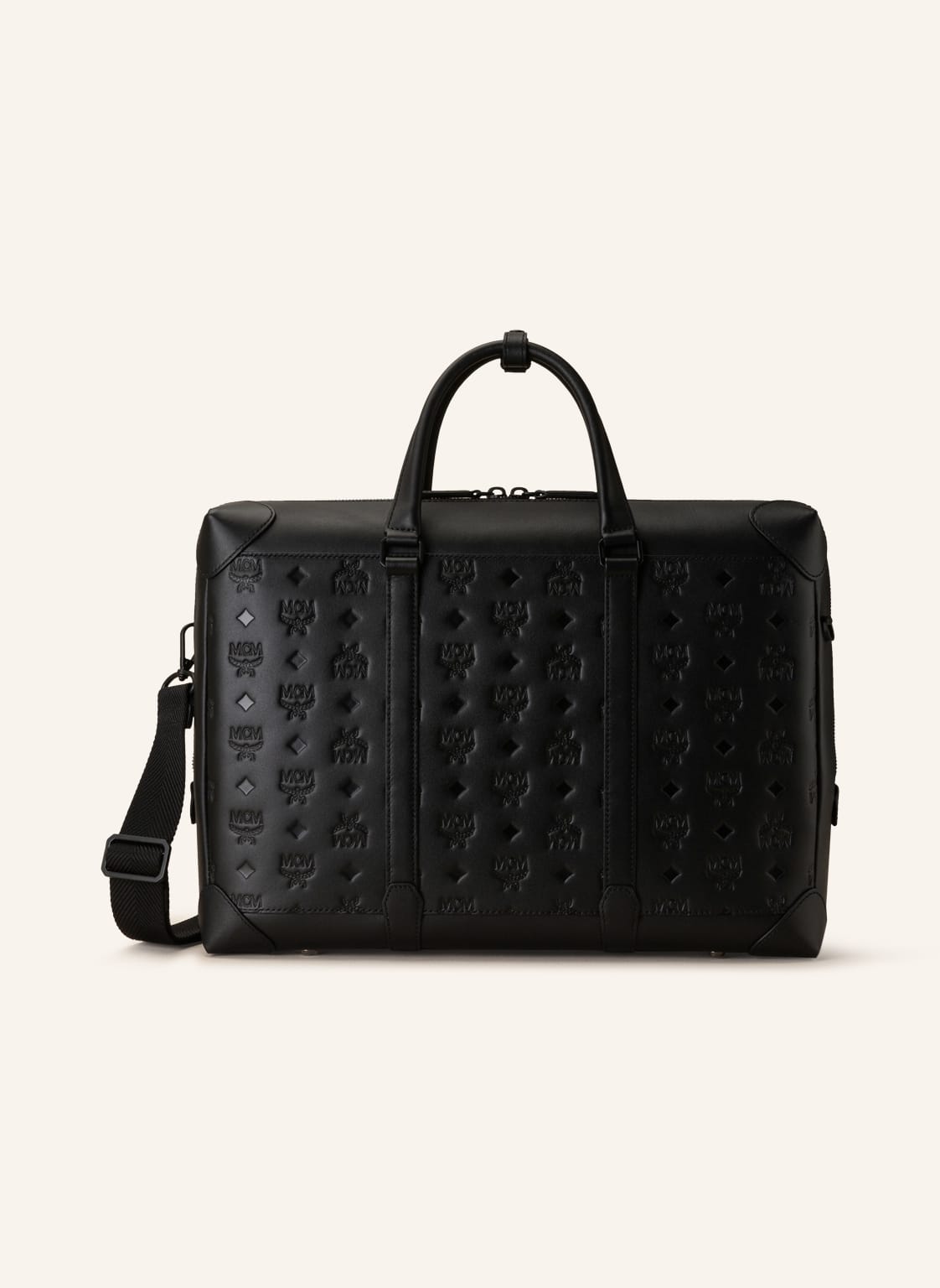 Image of Mcm Laptop-Tasche Soft Berlin Mono schwarz