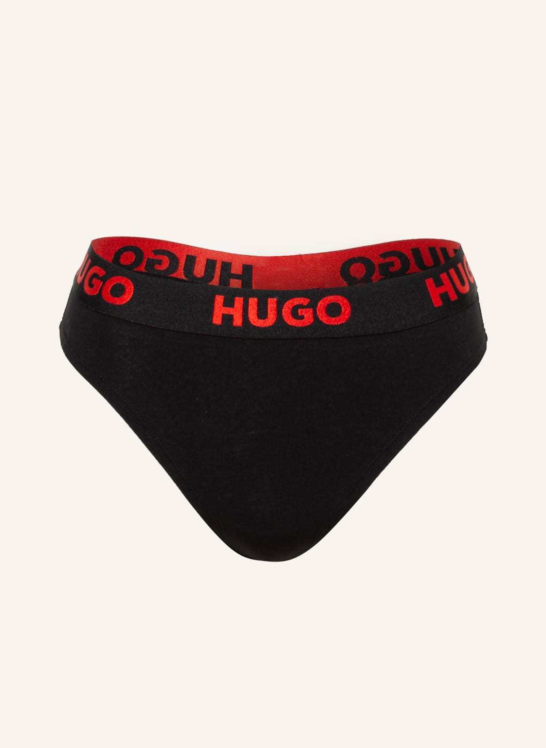 Image of Hugo Taillenstring Sporty Logo schwarz