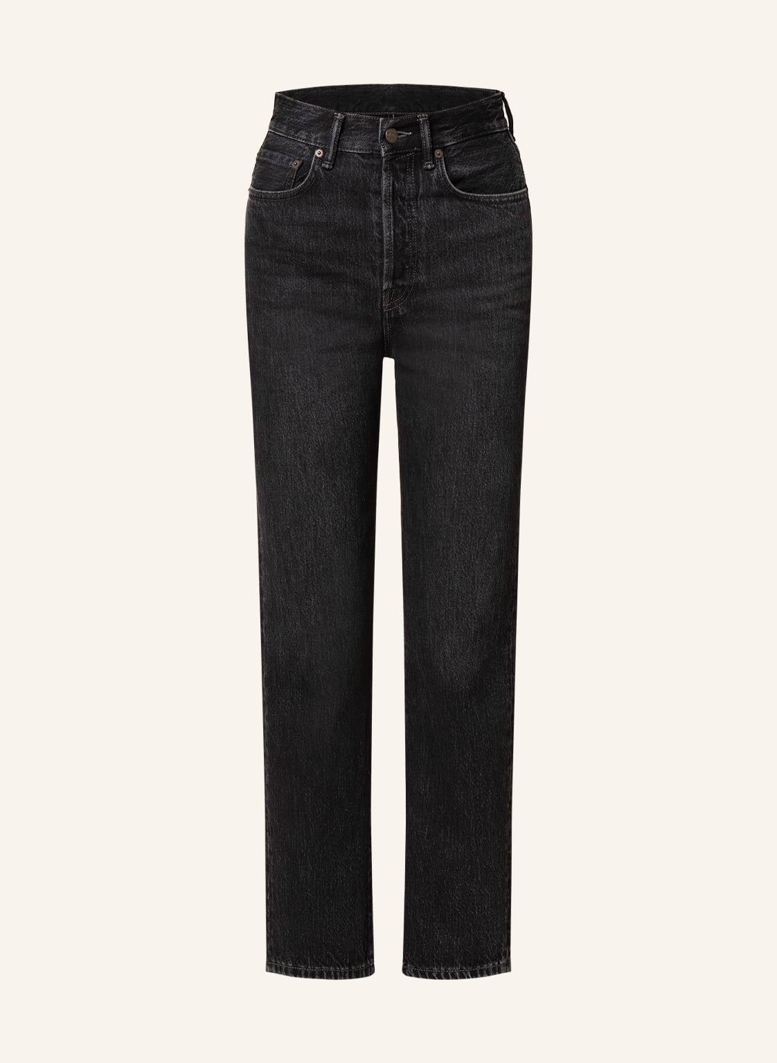 Image of Acne Studios 7/8-Jeans schwarz