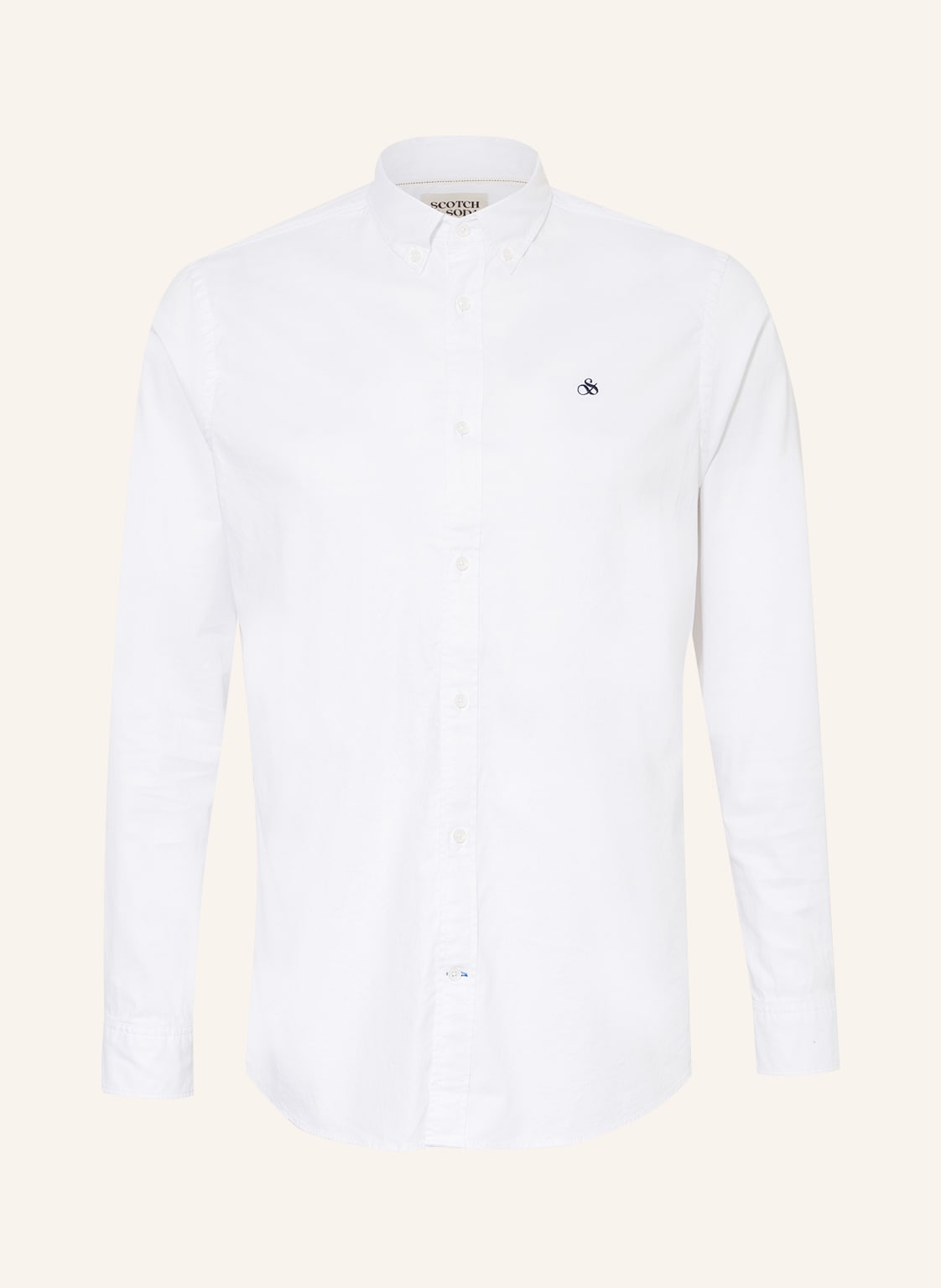 Image of Scotch & Soda Oxfordhemd Regular Fit weiss
