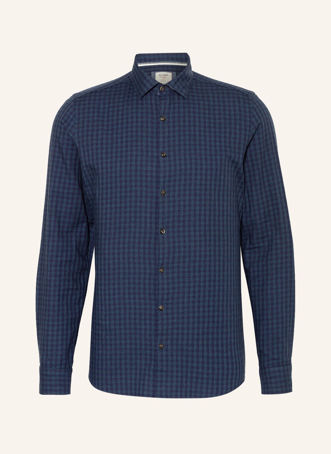 Image of Olymp Flanellhemd Level Five Body Fit blau