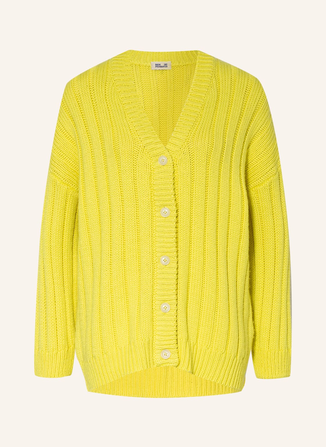 Image of Baum Und Pferdgarten Strickjacke Colonia gelb