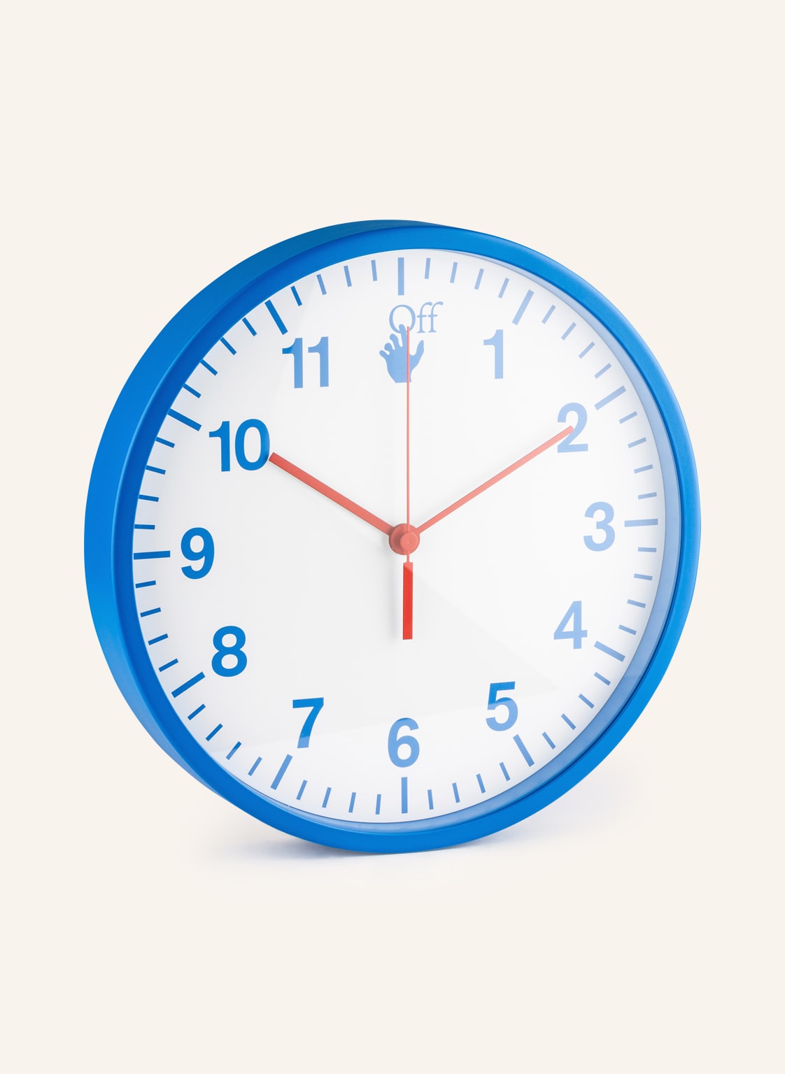 Image of Off-White Home Wanduhr blau