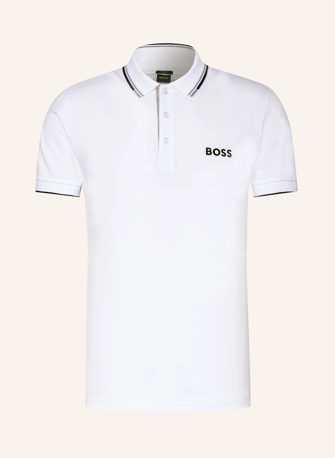 Image of Boss Piqué-Poloshirt Paddy Regular Fit weiss