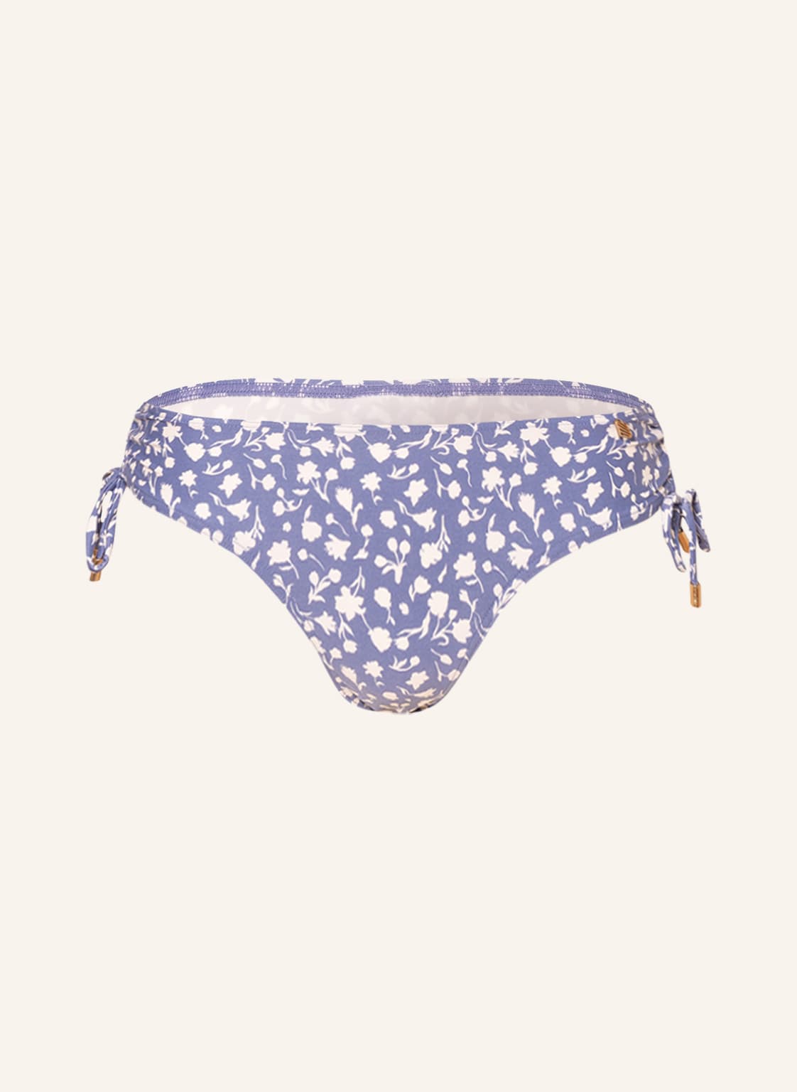 Image of Beachlife Basic-Bikini-Hose Flower Fest blau