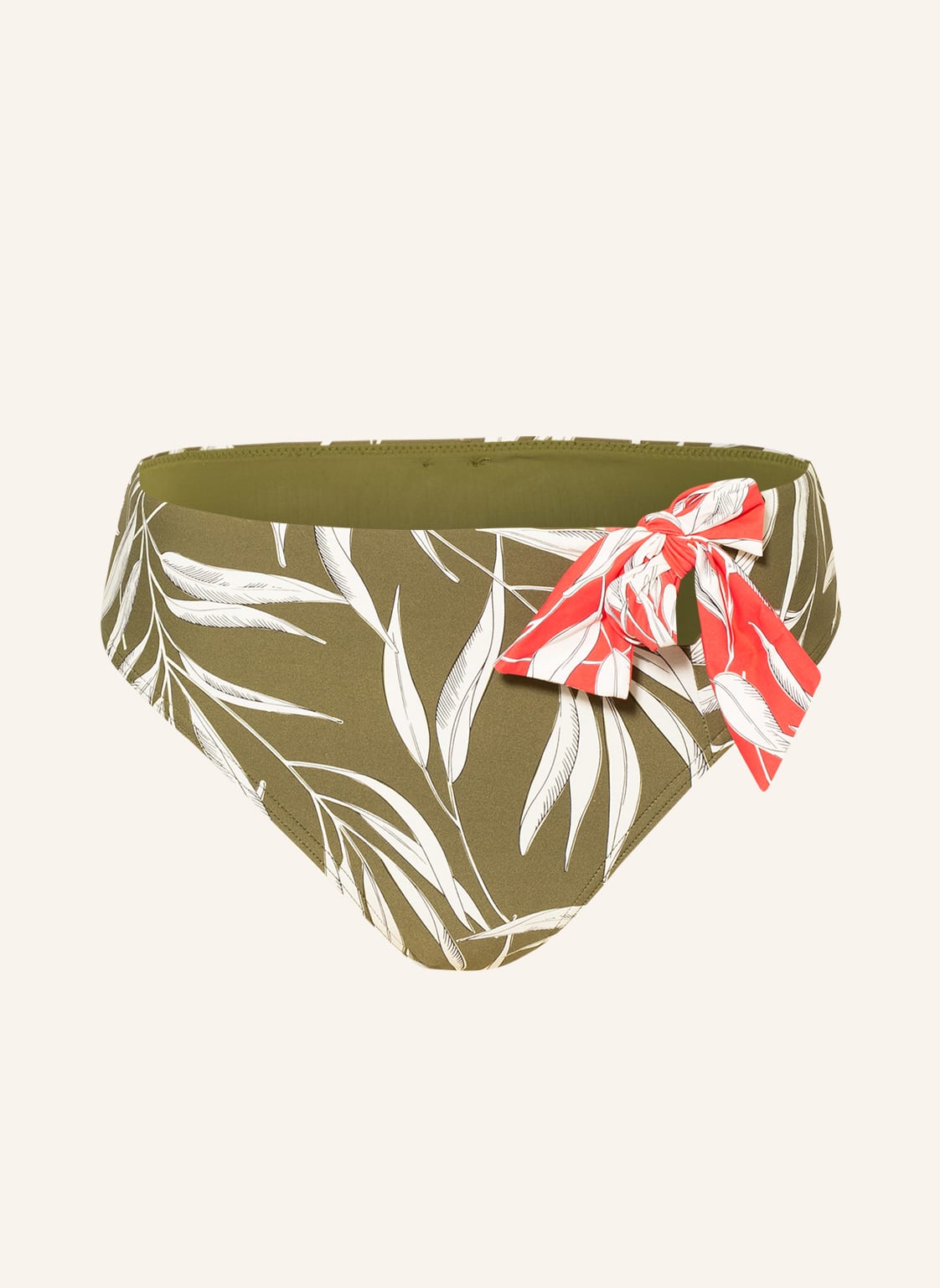 Image of Cyell Basic-Bikini-Hose Nature Love gruen