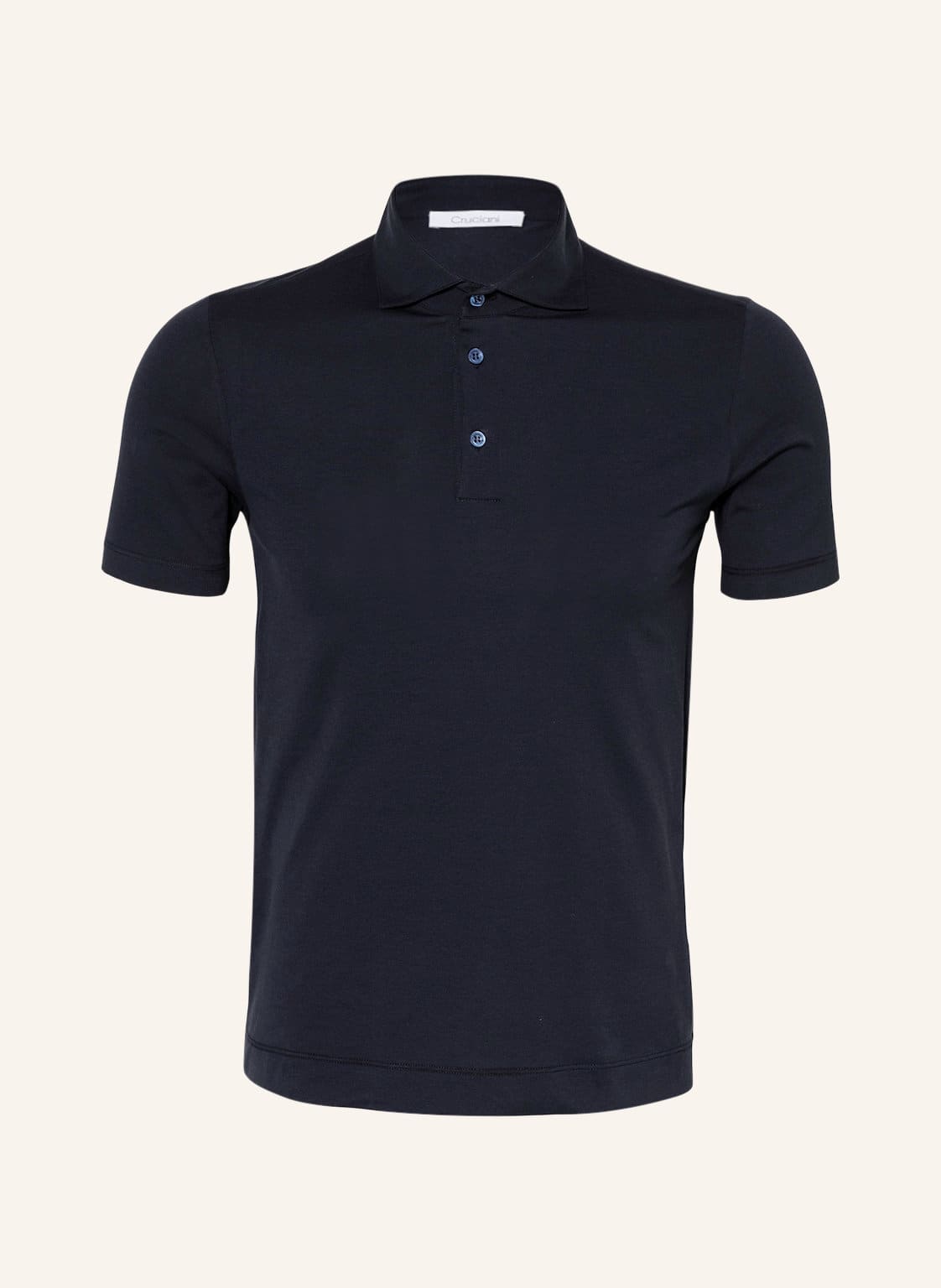 Image of Cruciani Jersey-Poloshirt blau