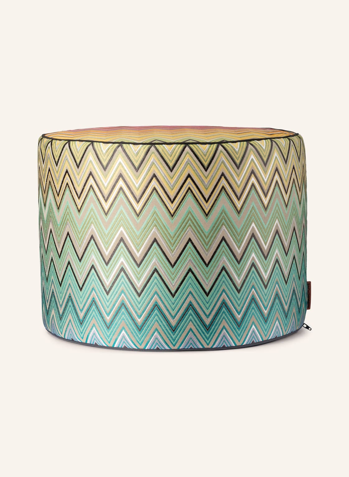 Image of Missoni Home Pouf Yanai blau