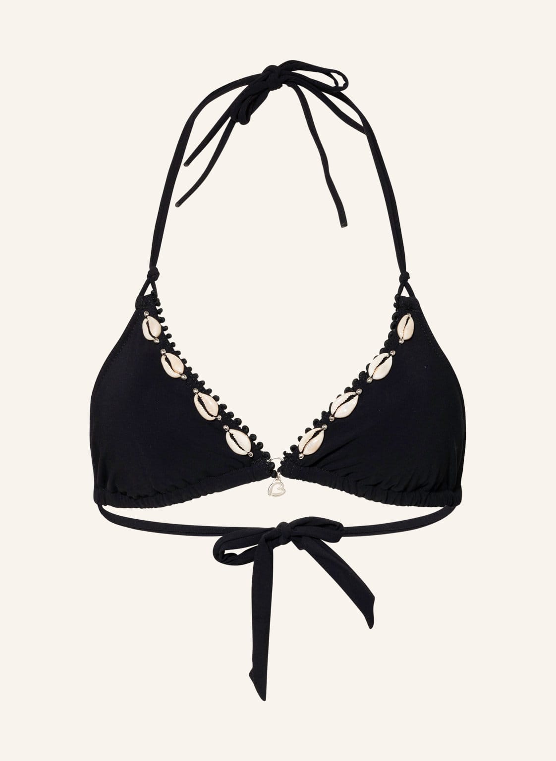 Image of Banana Moon Triangel-Bikini-Top Black Yero schwarz