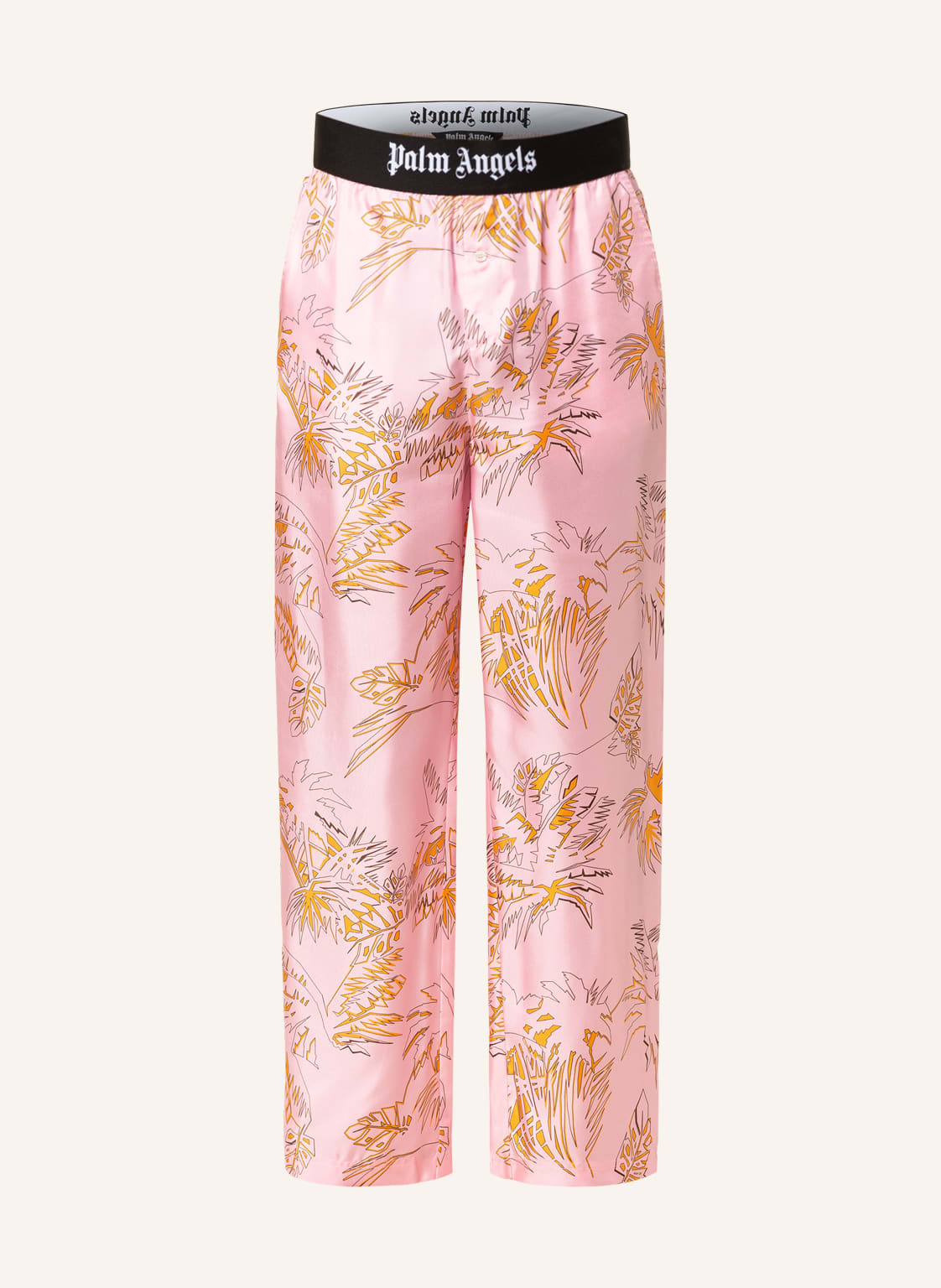 Image of Palm Angels Seidenhose rosa