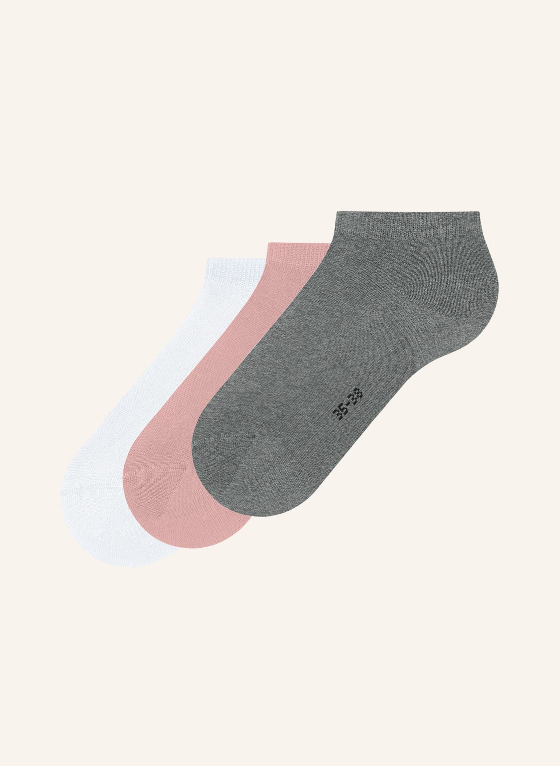 Image of Falke 3er-Pack Sneakersocken Happy Box Mit Geschenkbox schwarz