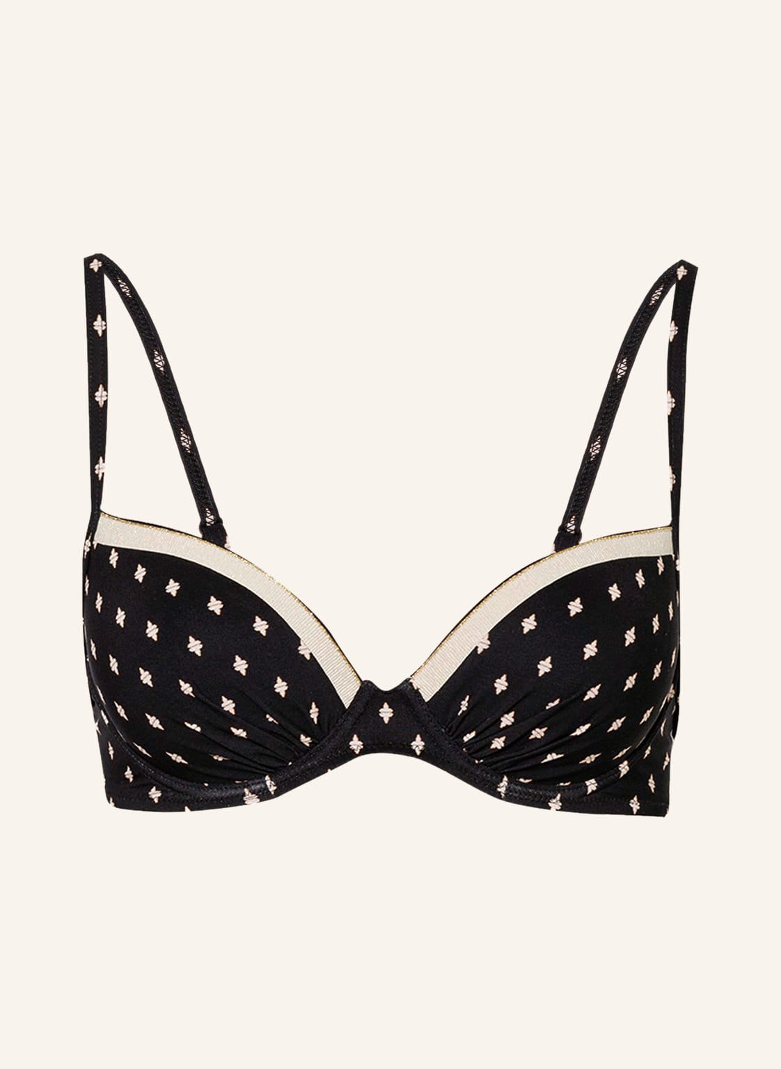 Image of Watercult Bügel-Bikini-Top Soul Spots schwarz