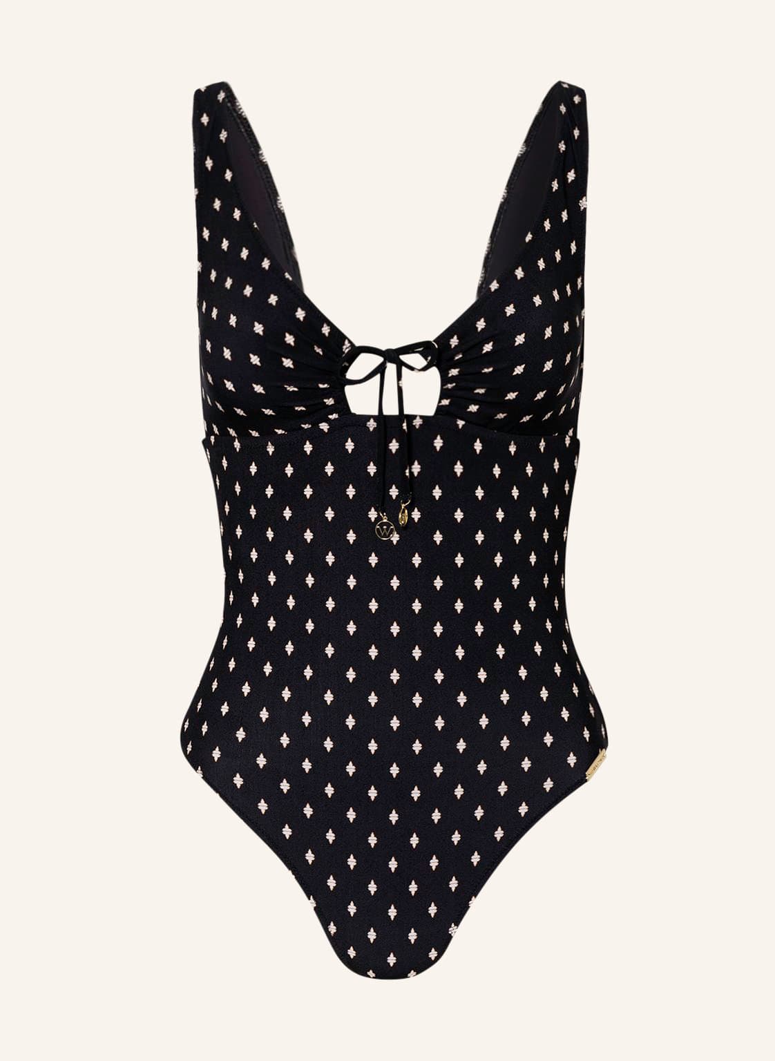 Image of Watercult Badeanzug Soul Spots schwarz