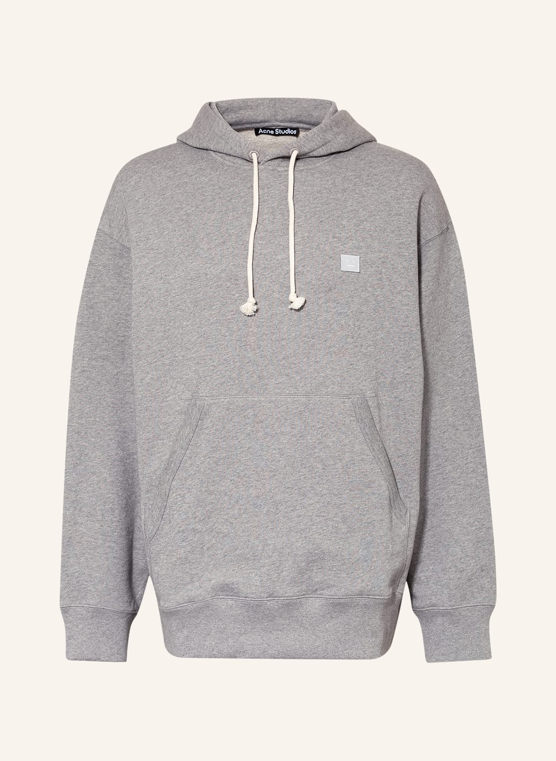 Image of Acne Studios Oversized-Hoodie grau