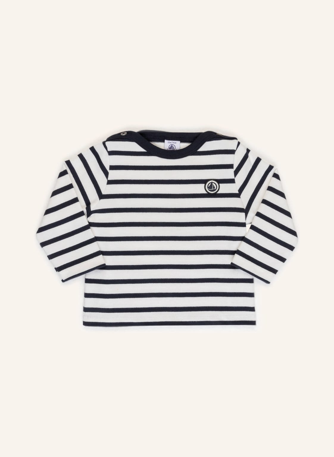 Image of Petit Bateau Longsleeve weiss