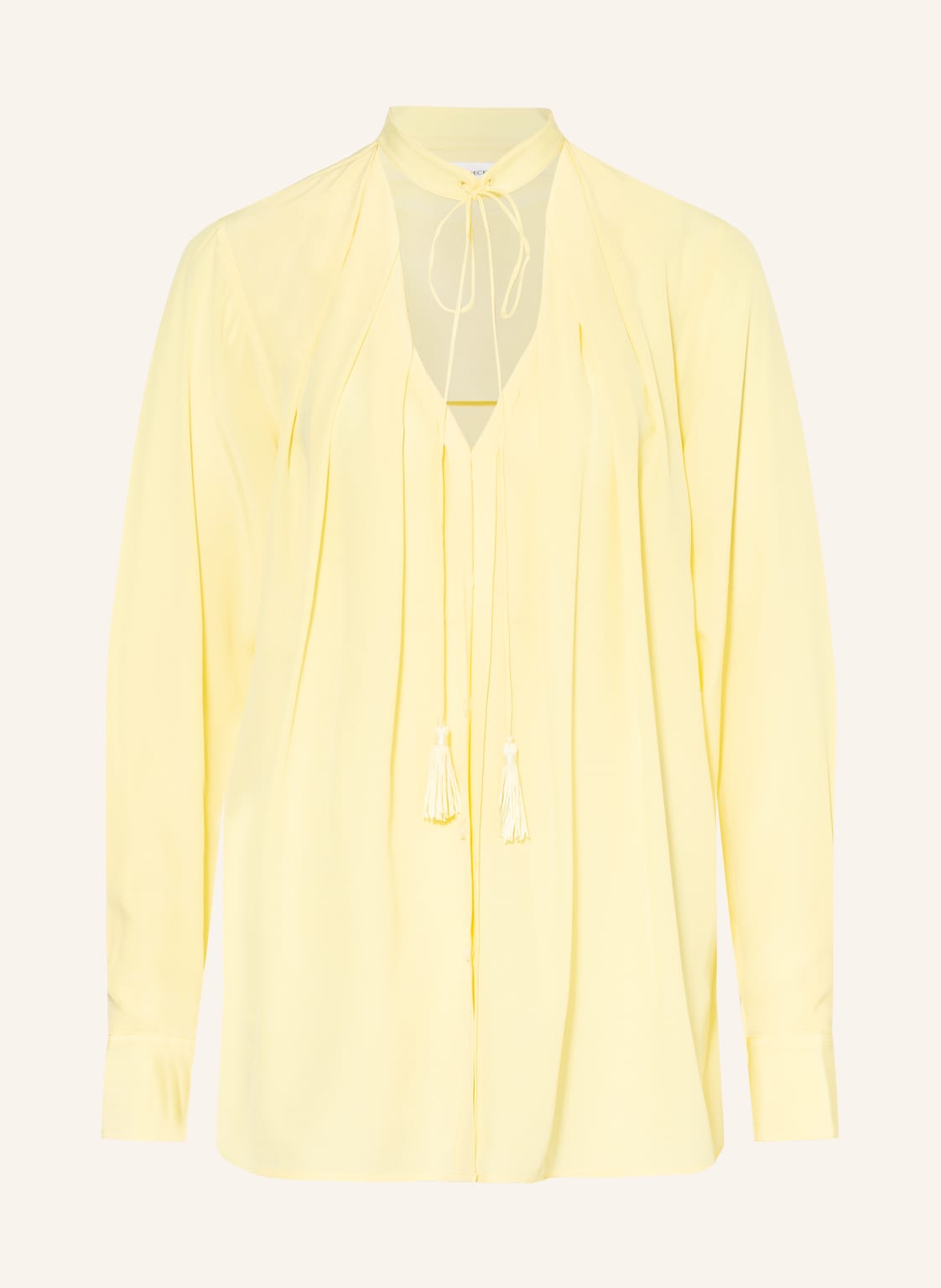 Image of Victoriabeckham Seidenbluse gelb