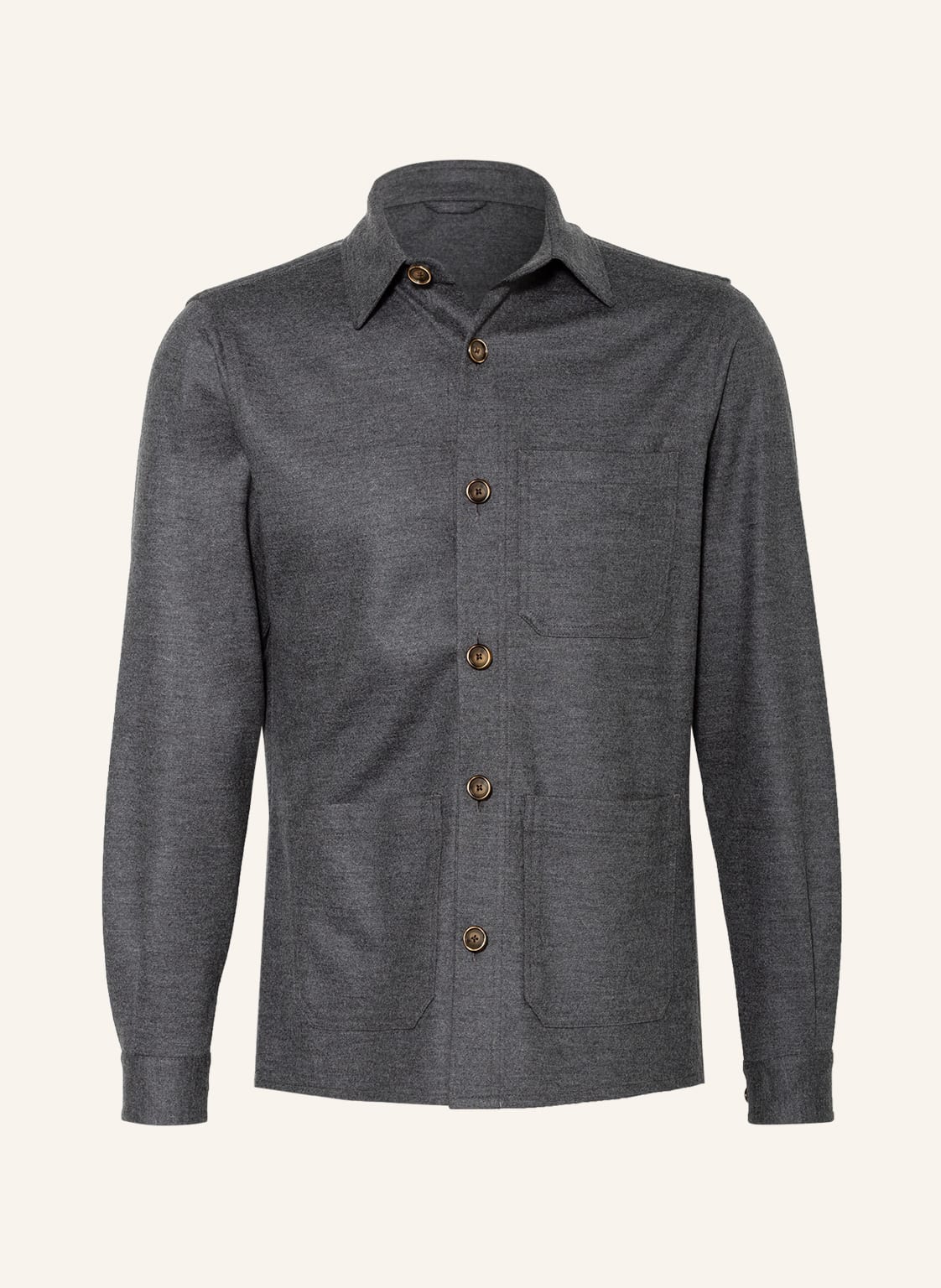 Image of Strokesman's Overshirt grau