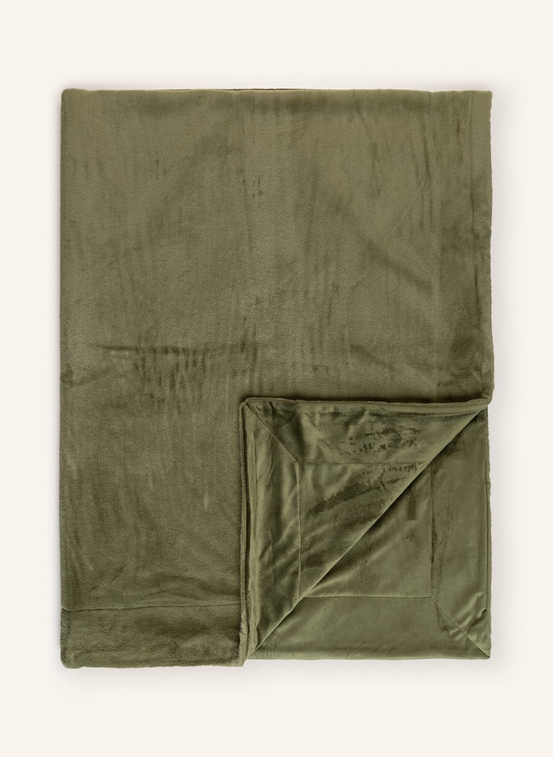 Image of Essenza Kunstfell-Plaid gruen