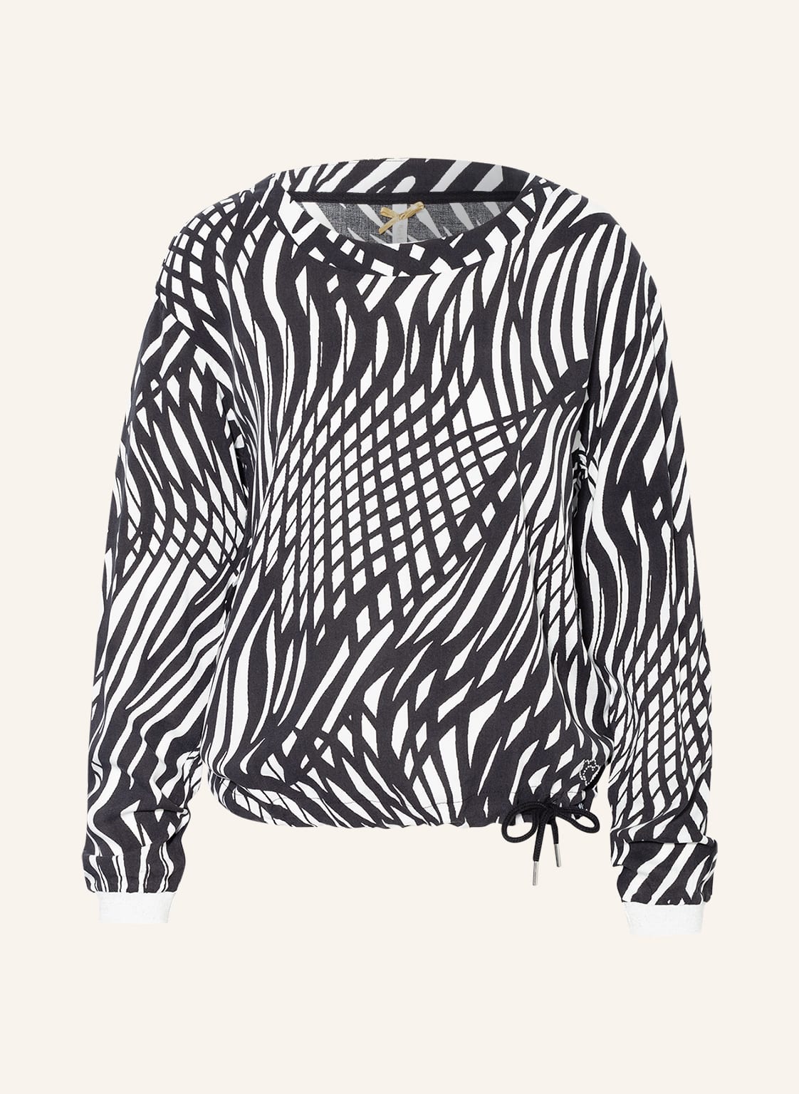 Image of Key Largo Blusentop Mit Schmucksteinen schwarz