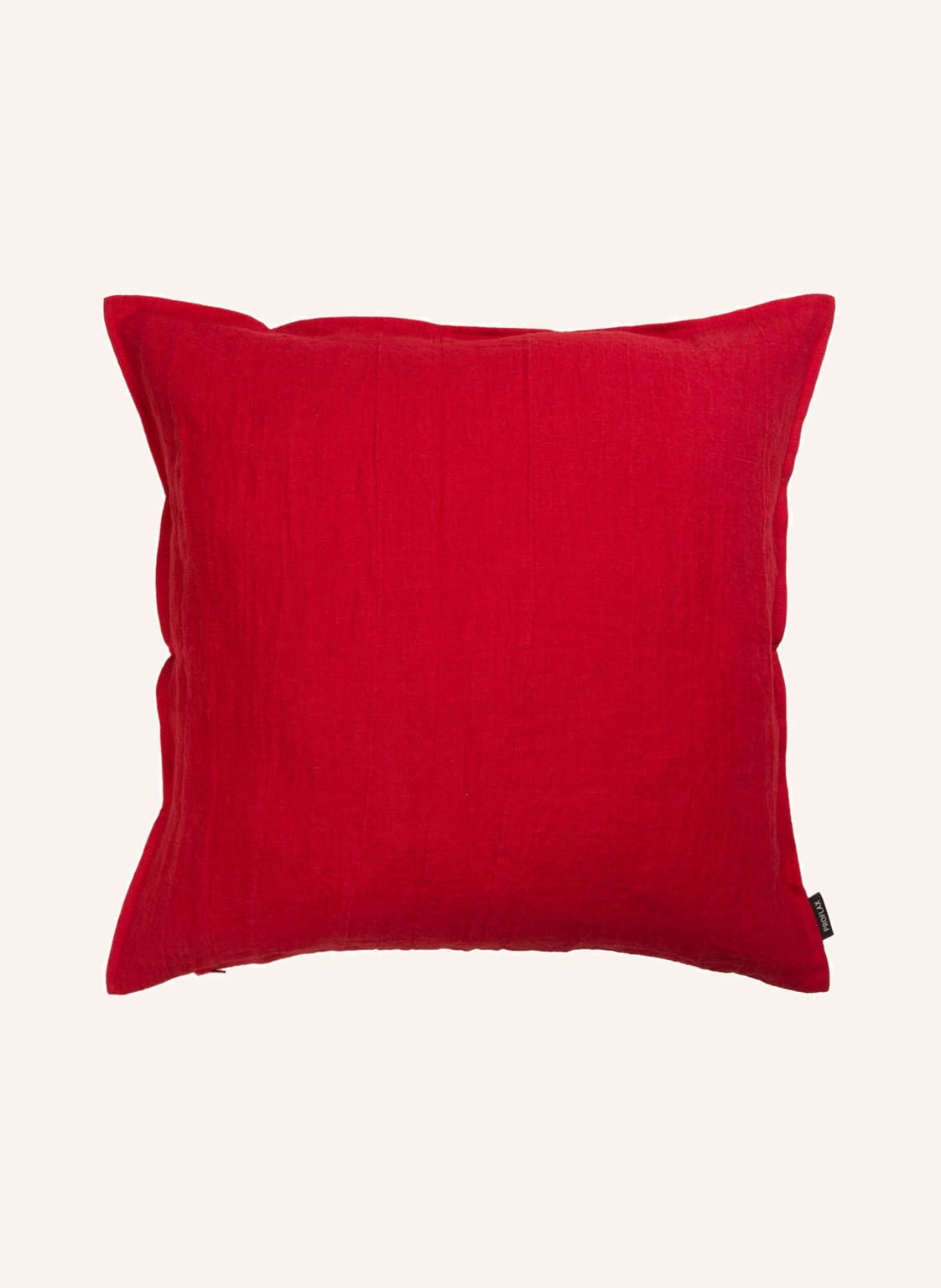 Image of Proflax Dekokissenhülle Sven Aus Leinen rot