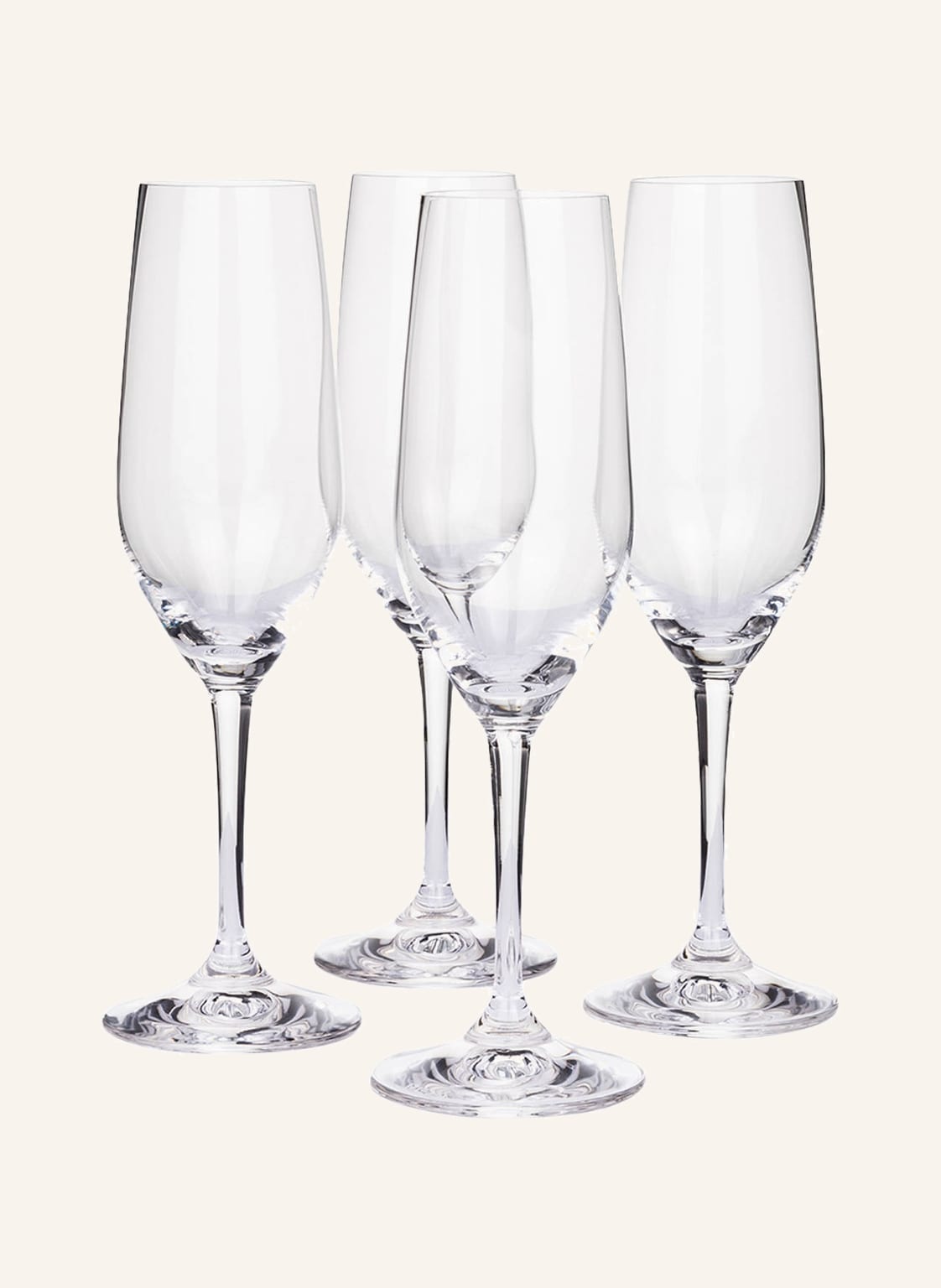 Image of Riedel 4er-Set Champagnergläser Vivant Champagne weiss