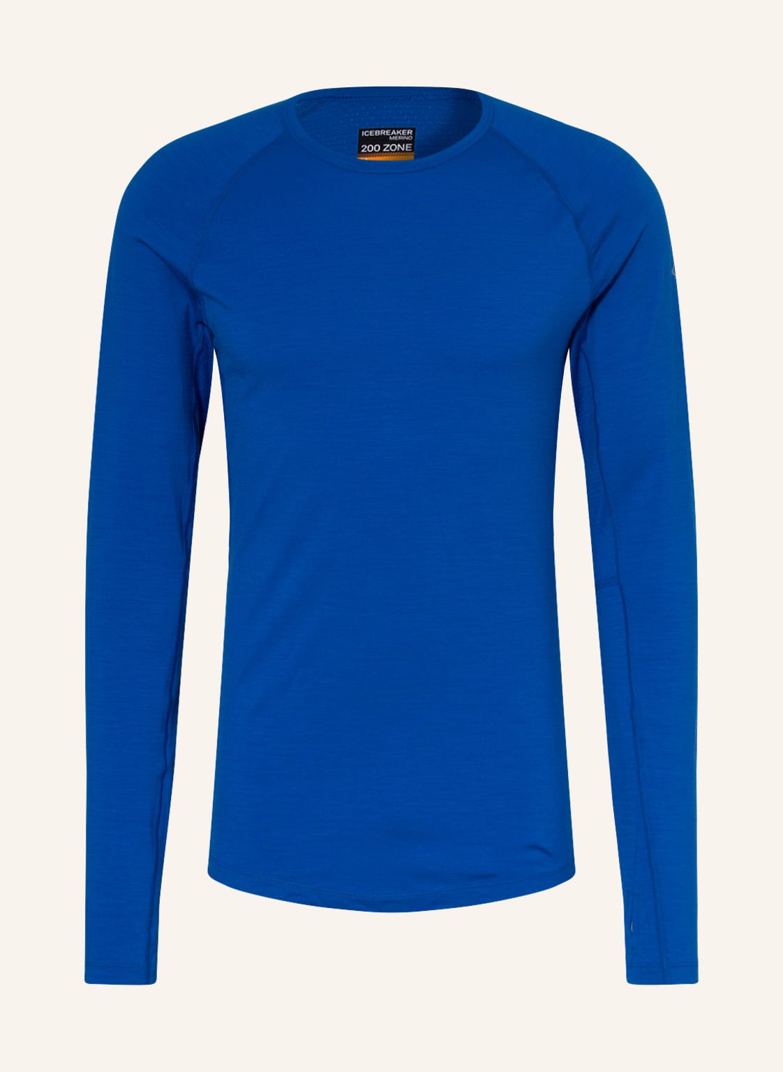 Image of Icebreaker Funktionswäsche-Shirt Bodyfitzone™ 200 Zone Aus Merinowolle blau