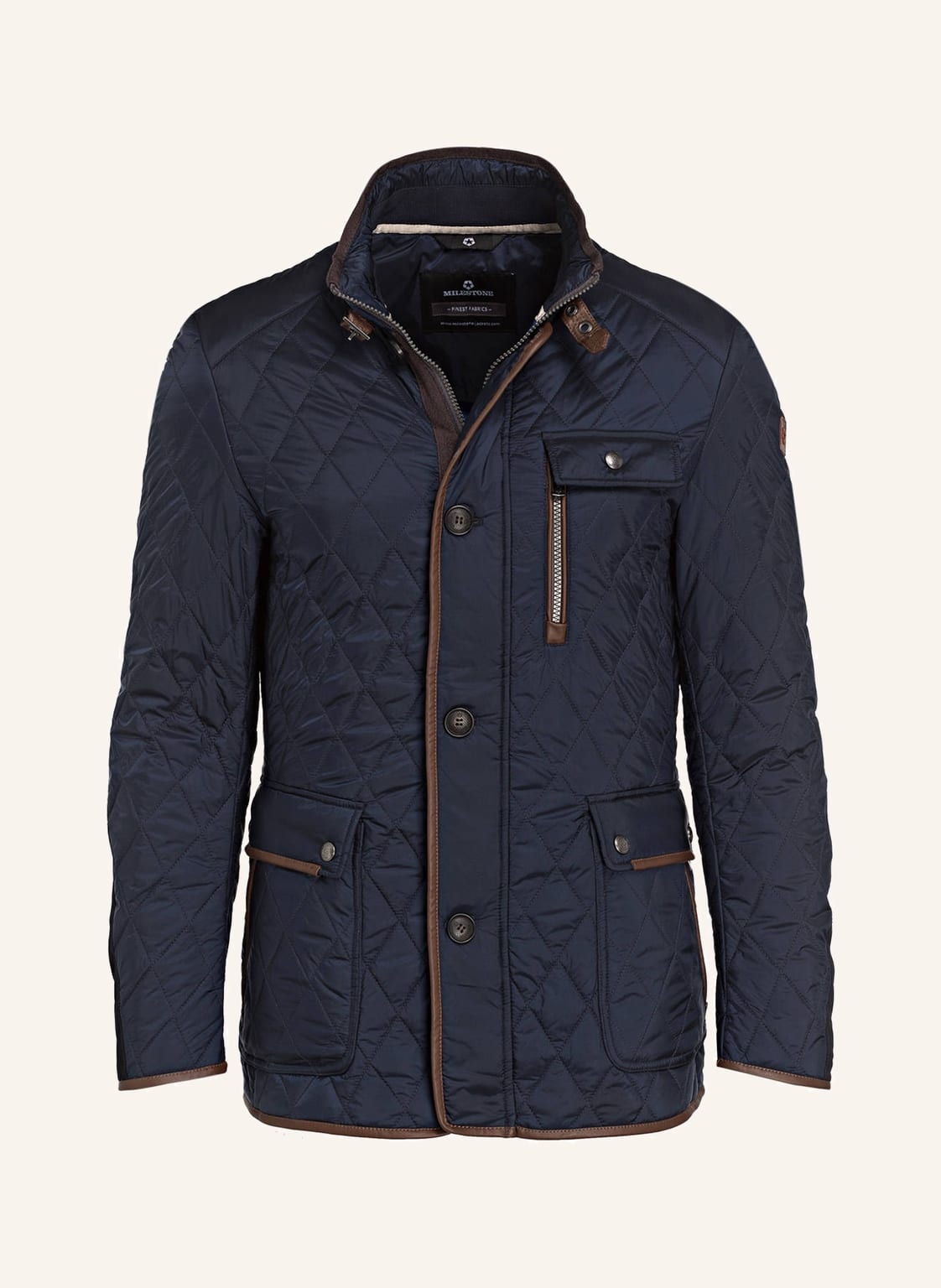Image of Milestone Steppjacke Ms-Leonido blau
