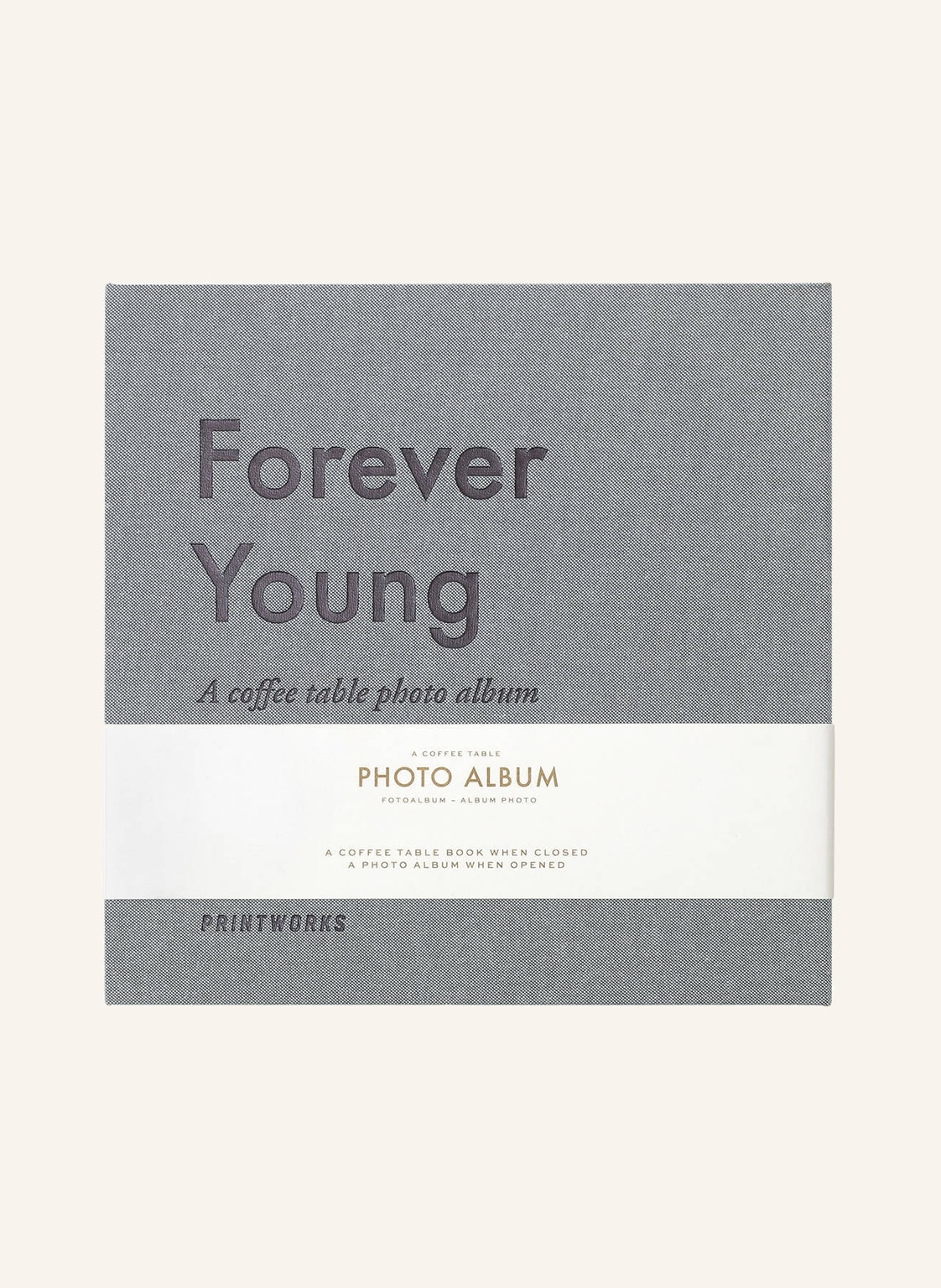 Image of Printworks Fotoalbum Forever Young schwarz