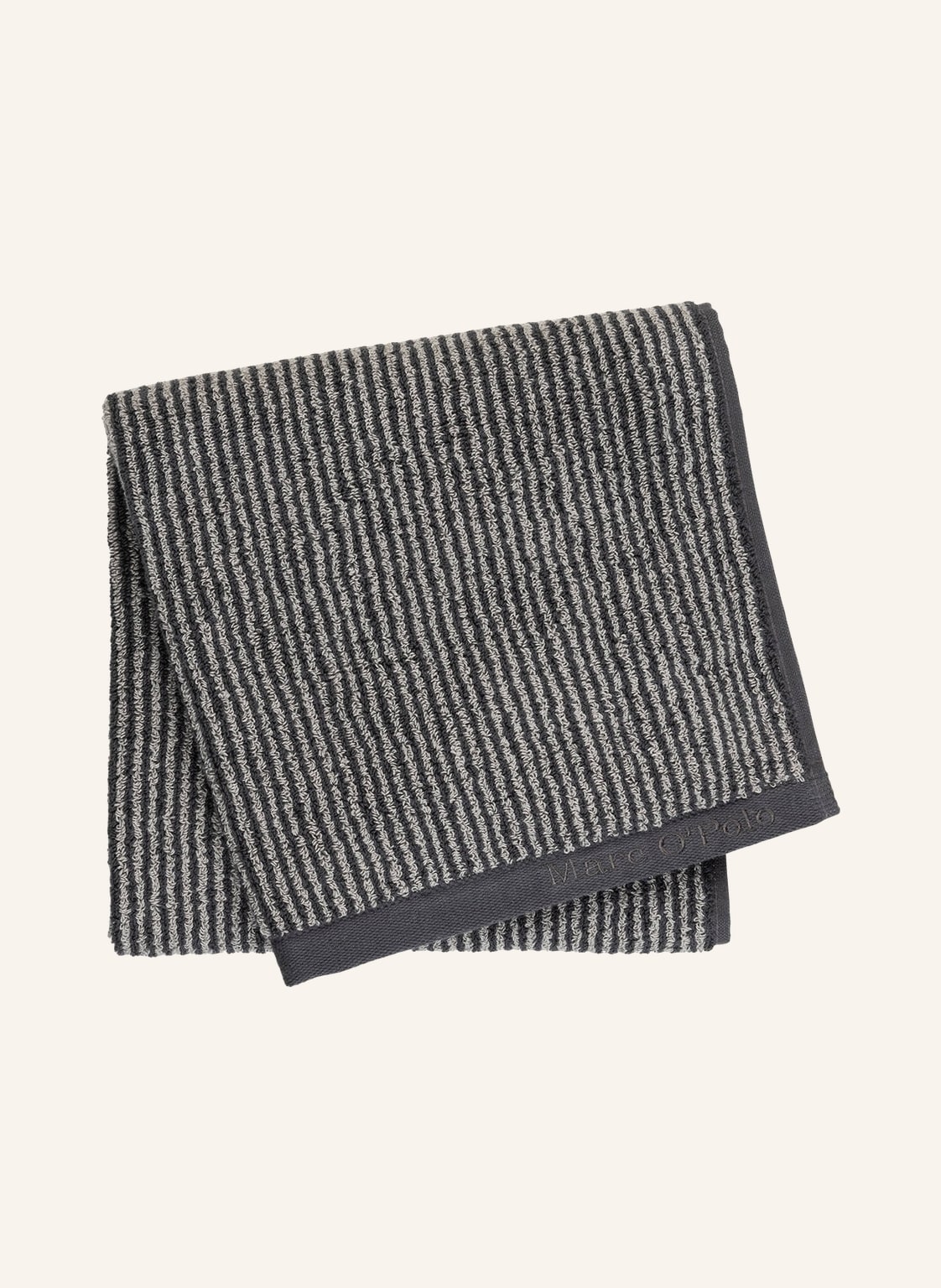 Image of Marc O'polo Handtuch Timeless Stripe grau