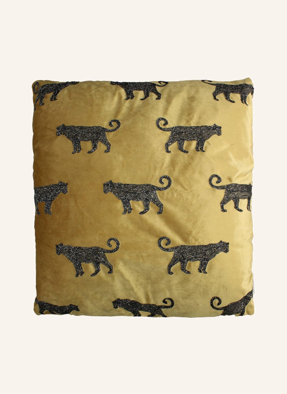 Image of Hd Collection Samt-Dekokissen gold