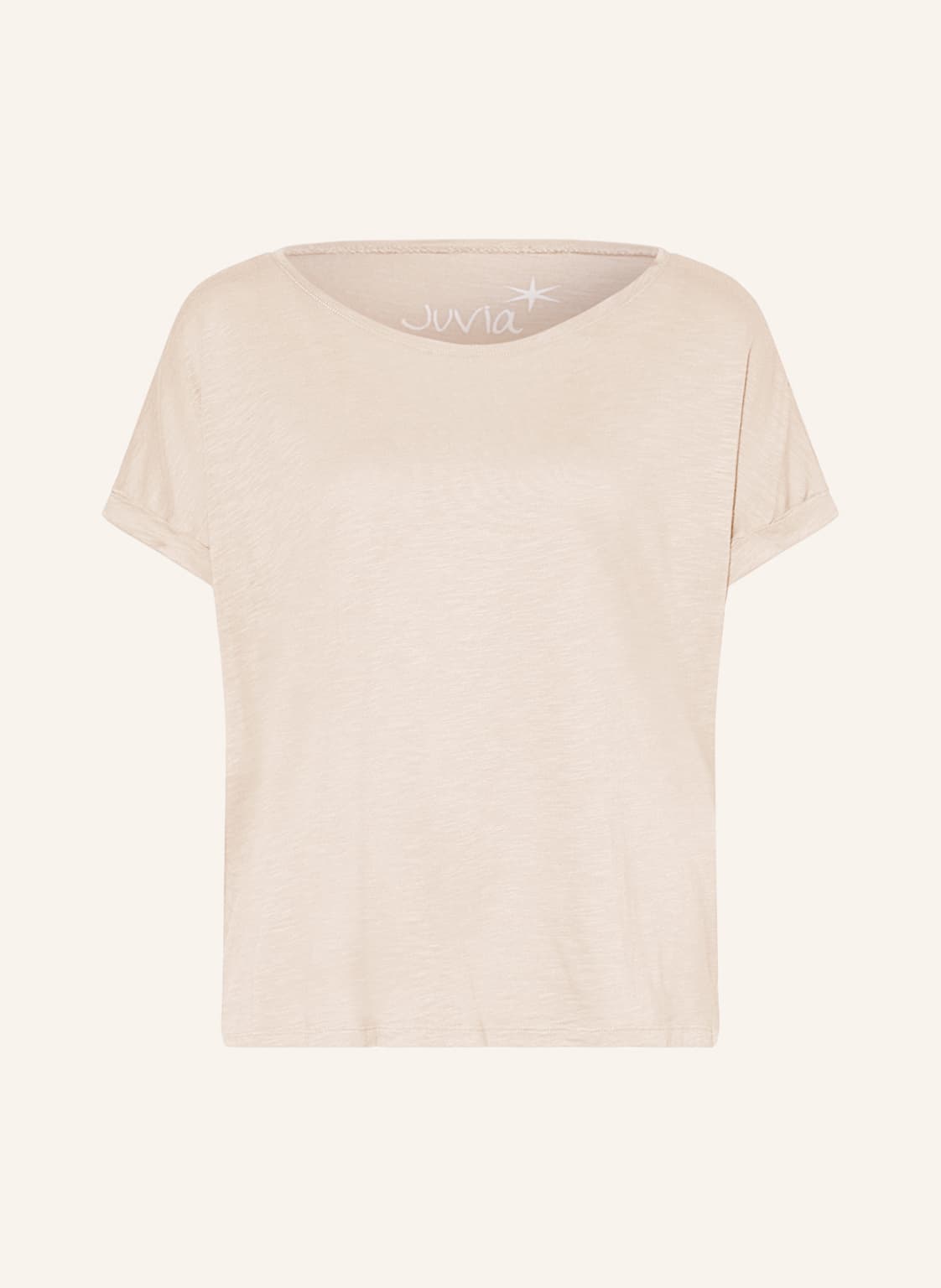 Image of Juvia T-Shirt Slub beige