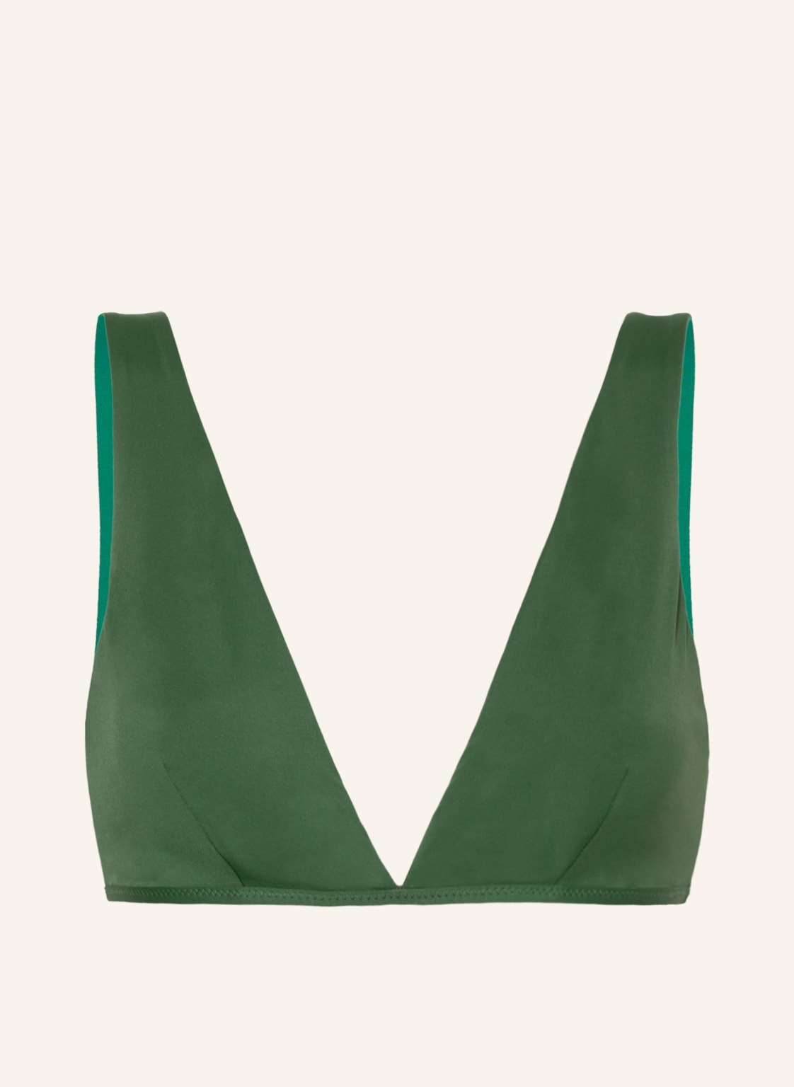 Image of Mymarini Bralette-Bikini-Top Zum Wenden gruen