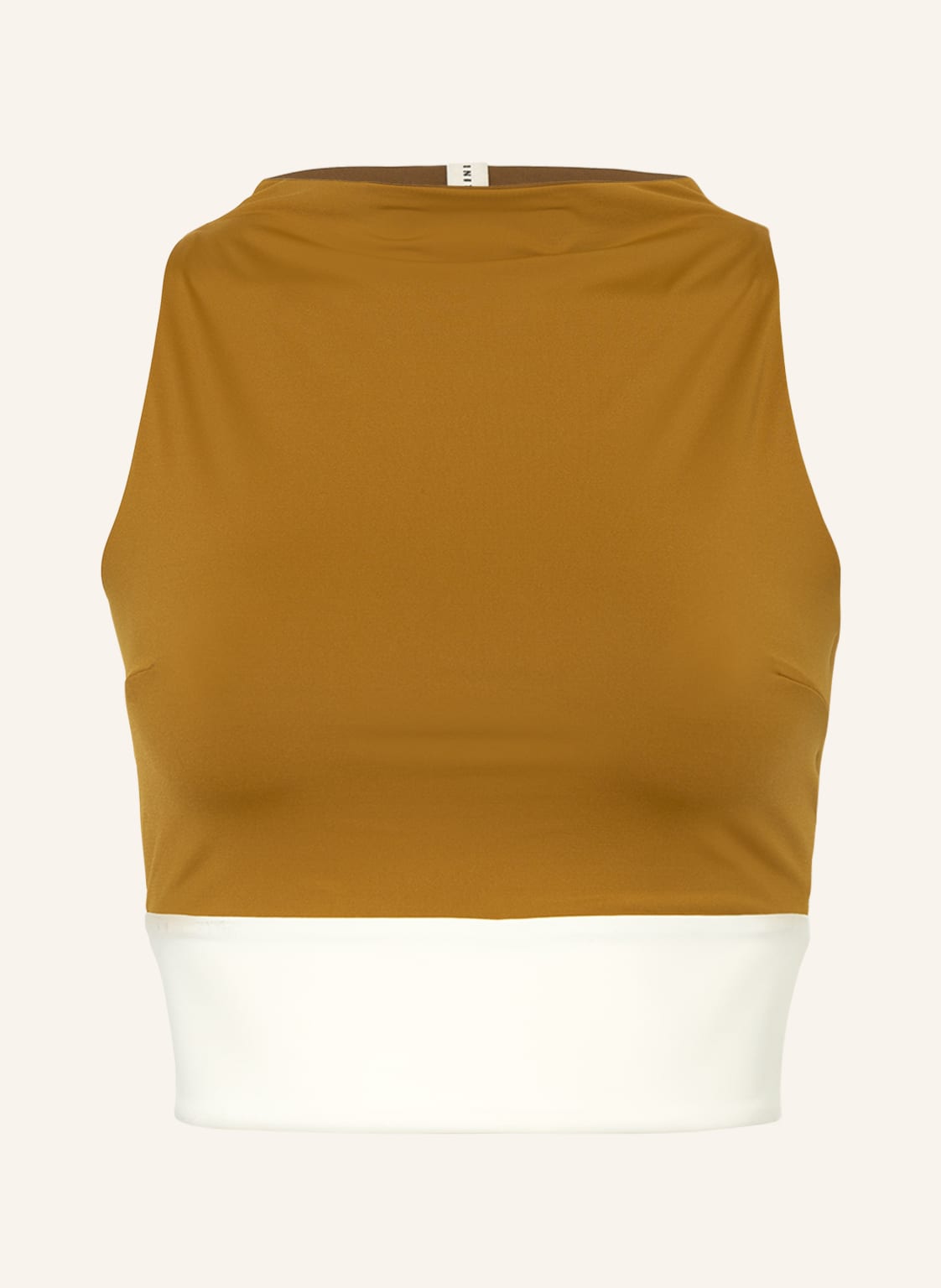 Image of Mymarini Bustier-Bikini-Top Surftop Zum Wenden braun