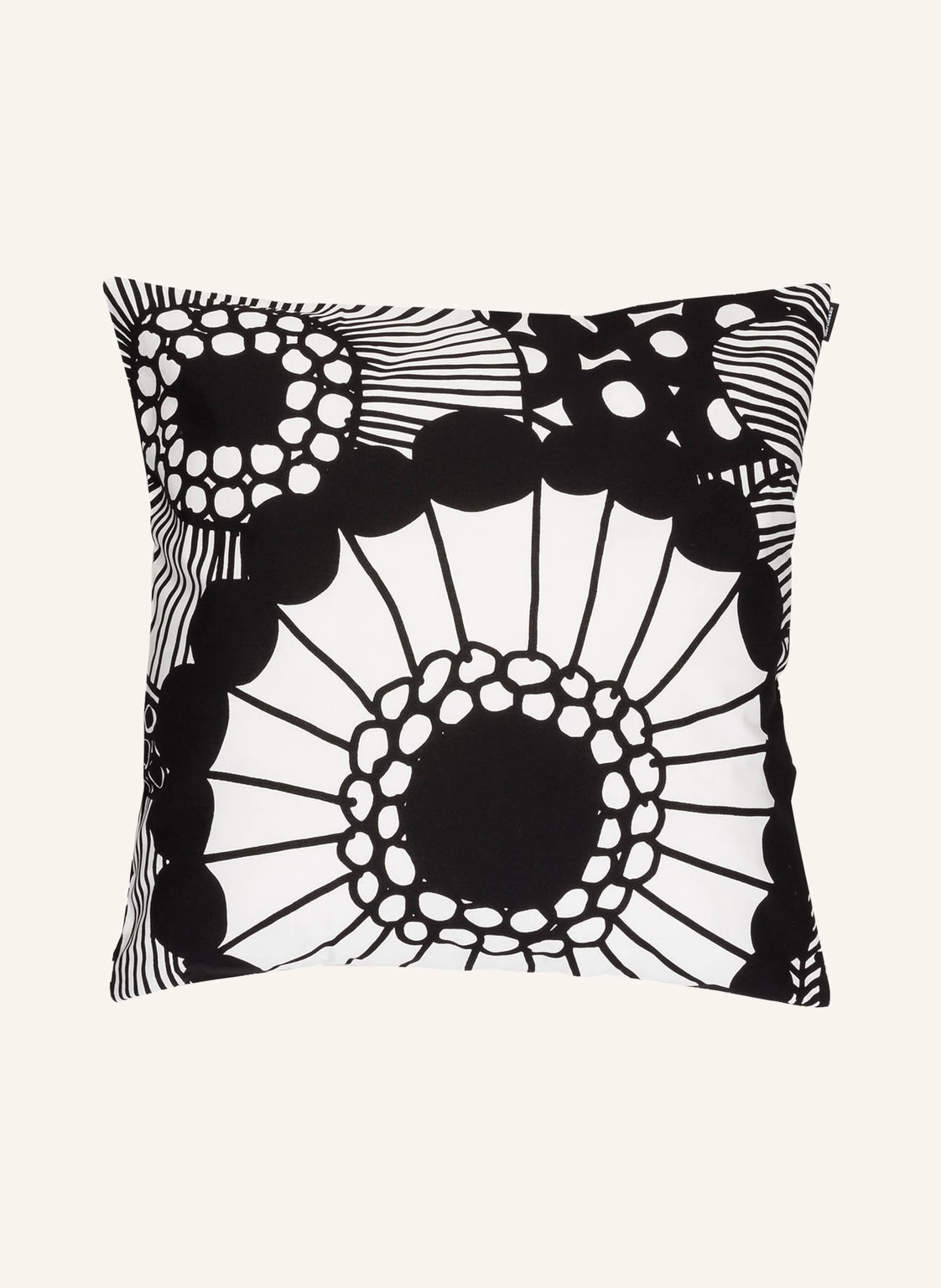 Image of Marimekko Dekokissenhülle Siirtolapuutarha schwarz