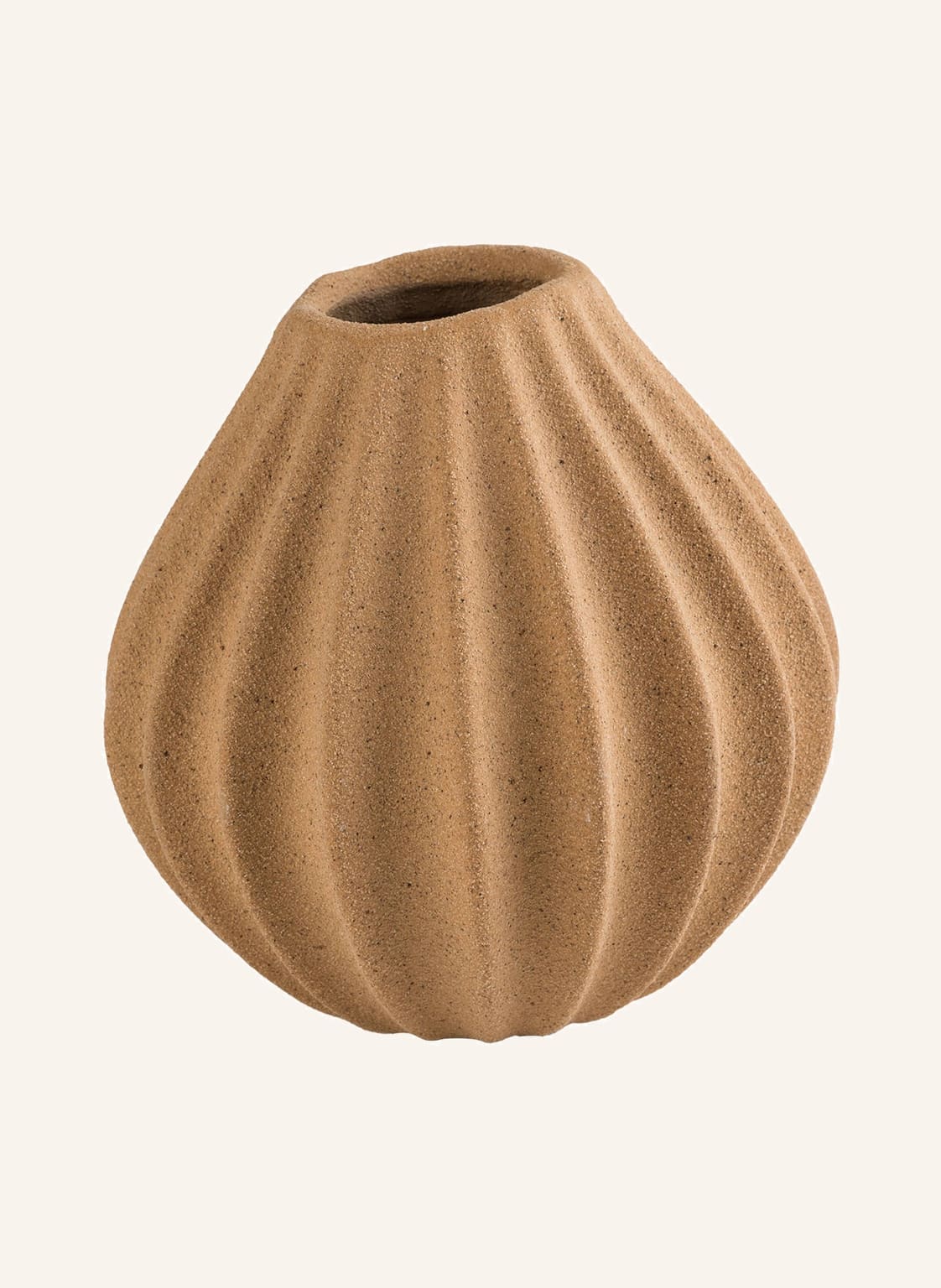 Image of Broste Copenhagen Vase Wide S orange