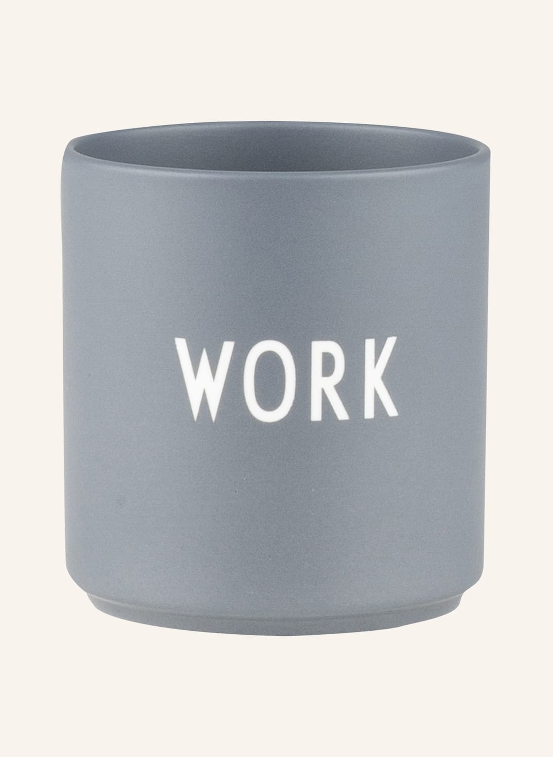 Image of Design Letters Becher Work grau