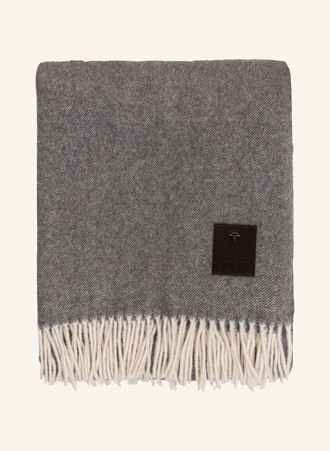 Image of Joop! Cashmere-Plaid Noble grau