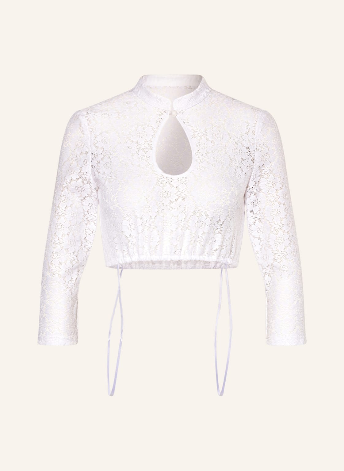 Image of Sportalm Dirndlbluse Mit 3/4-Arm weiss