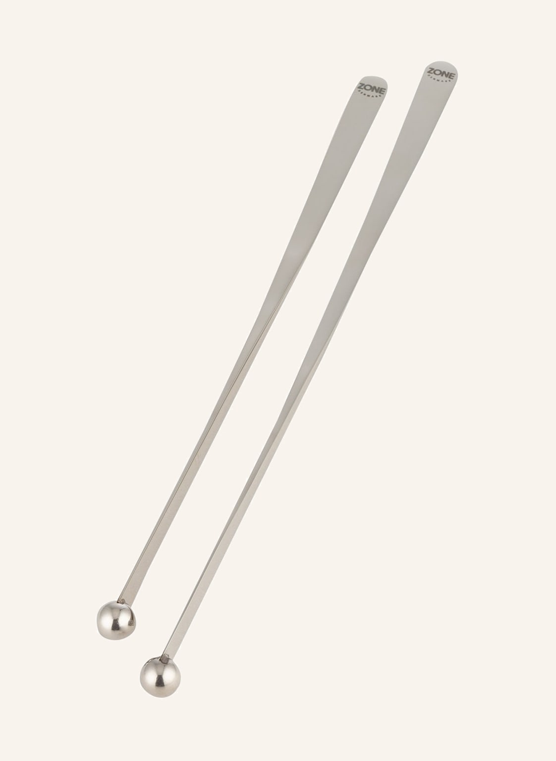 Image of Zone Denmark 2er-Set Cocktail-Löffel Rocks silber