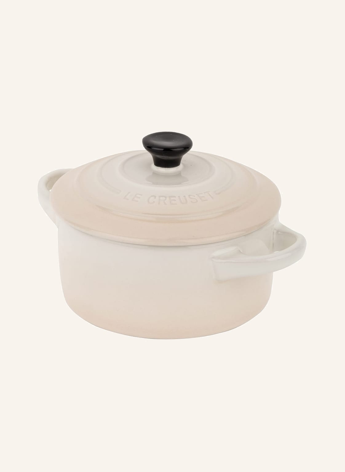 Image of Le Creuset Mini-Cocotte Poterie weiss