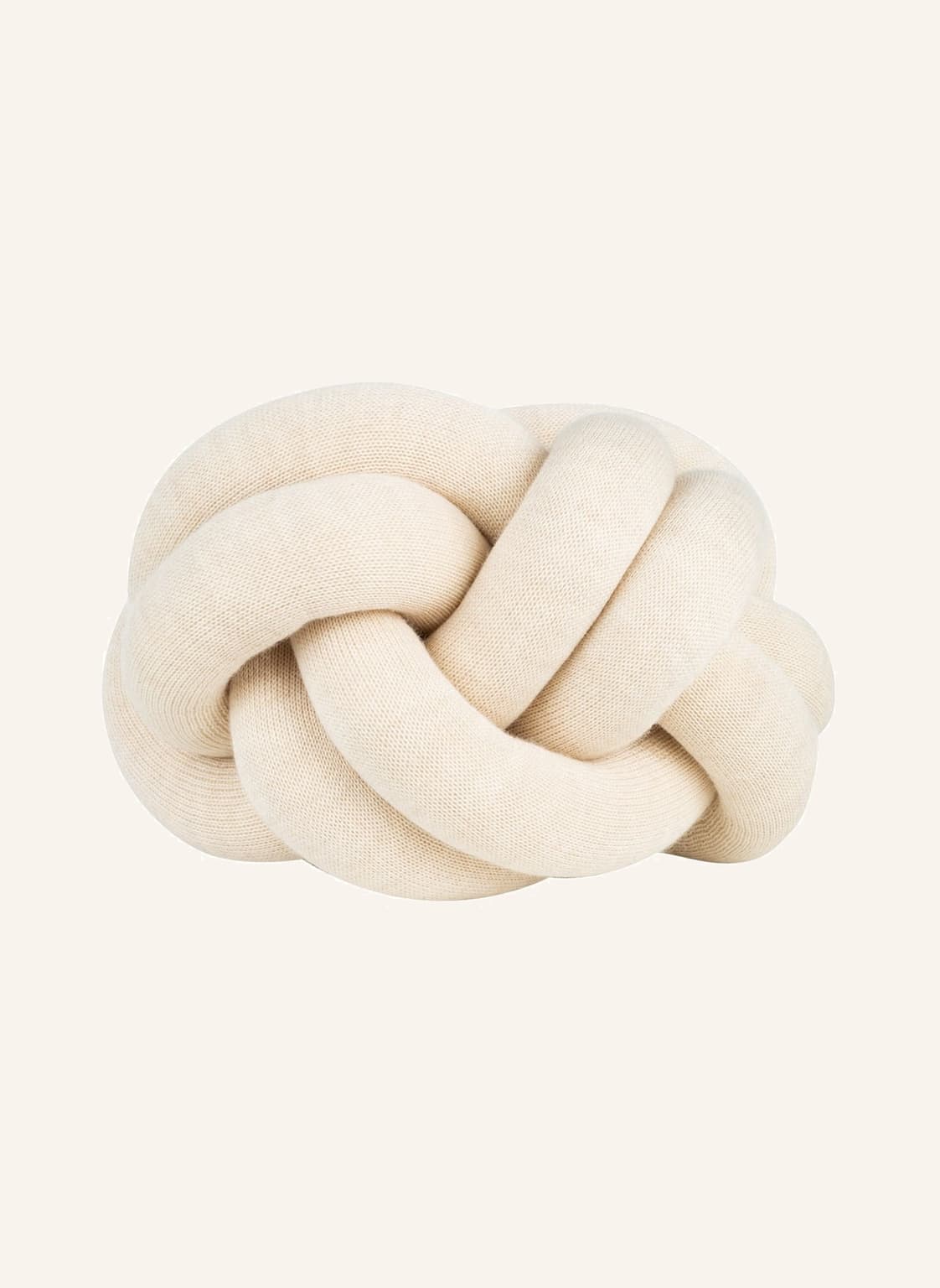 Image of Design House Stockholm Dekokissen Knot weiss