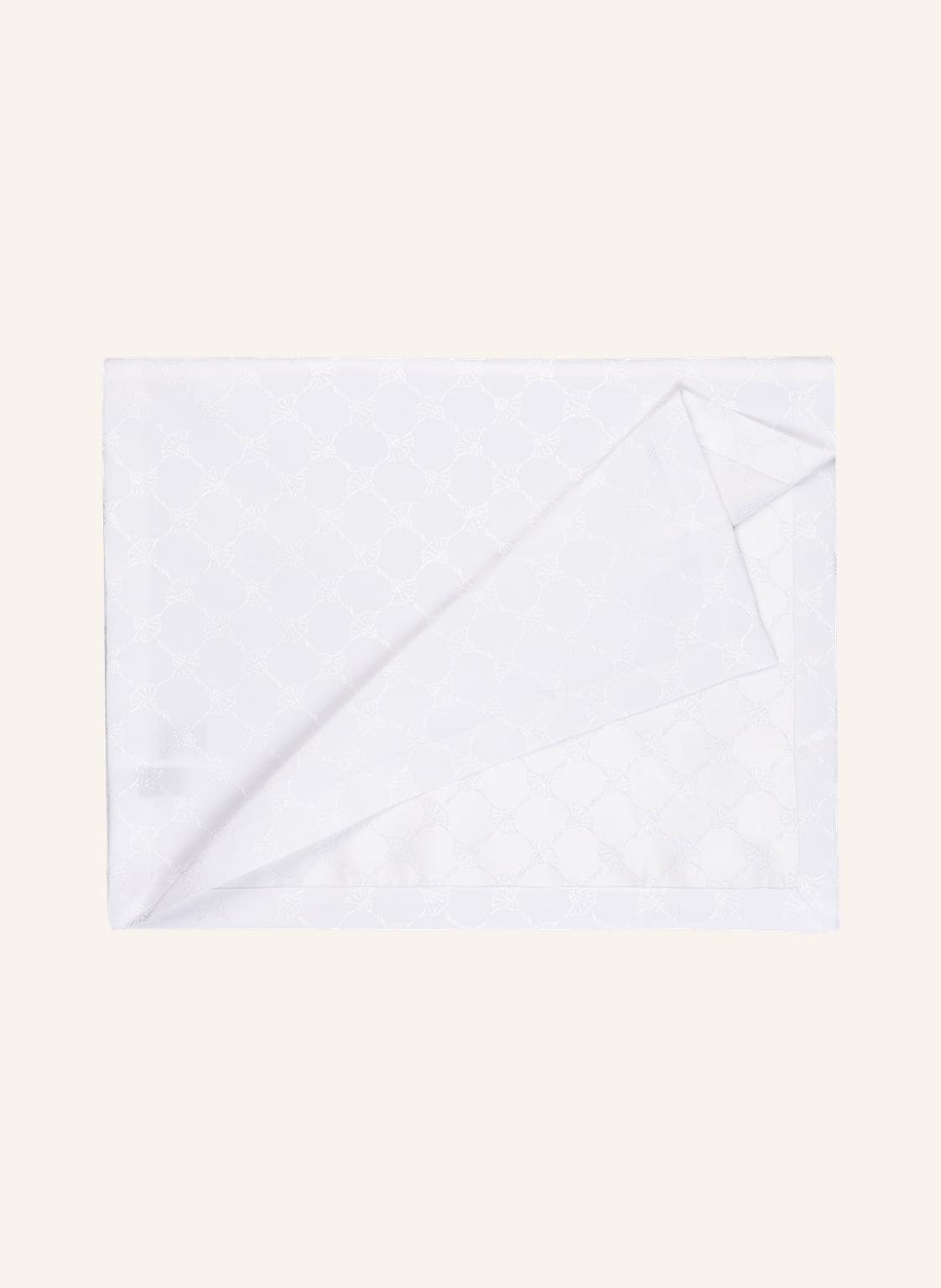 Image of Joop! Tischläufer Cornflower Allover weiss