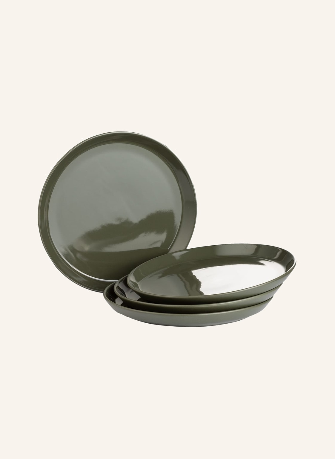 Image of Marc O'polo 4er-Set Frühstücksteller Moments gruen