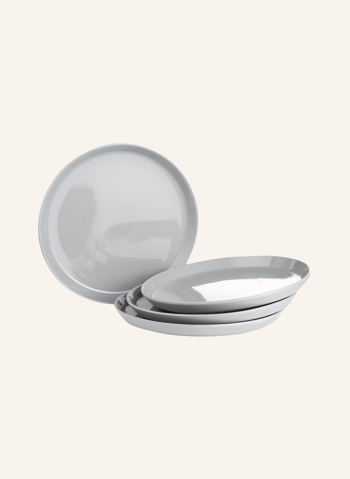 Image of Marc O'polo 4er-Set Speiseteller Moments grau