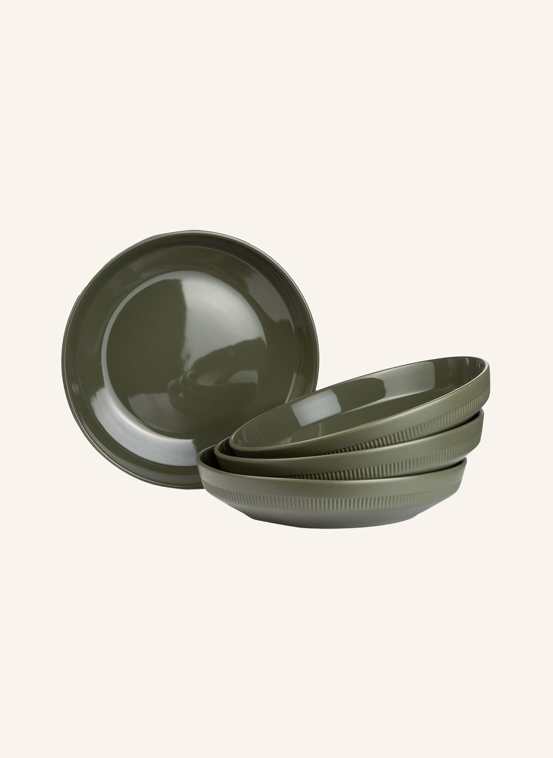 Image of Marc O'polo 4er-Set Suppenteller Moments gruen