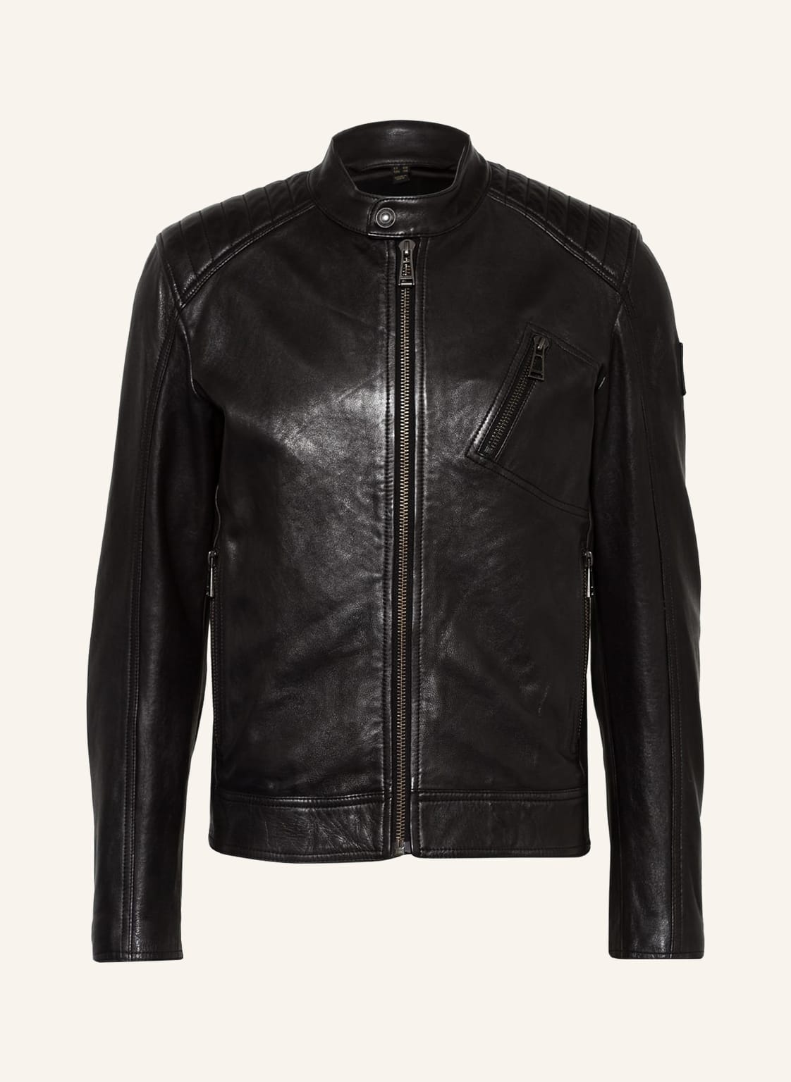 Image of Belstaff Lederjacke schwarz