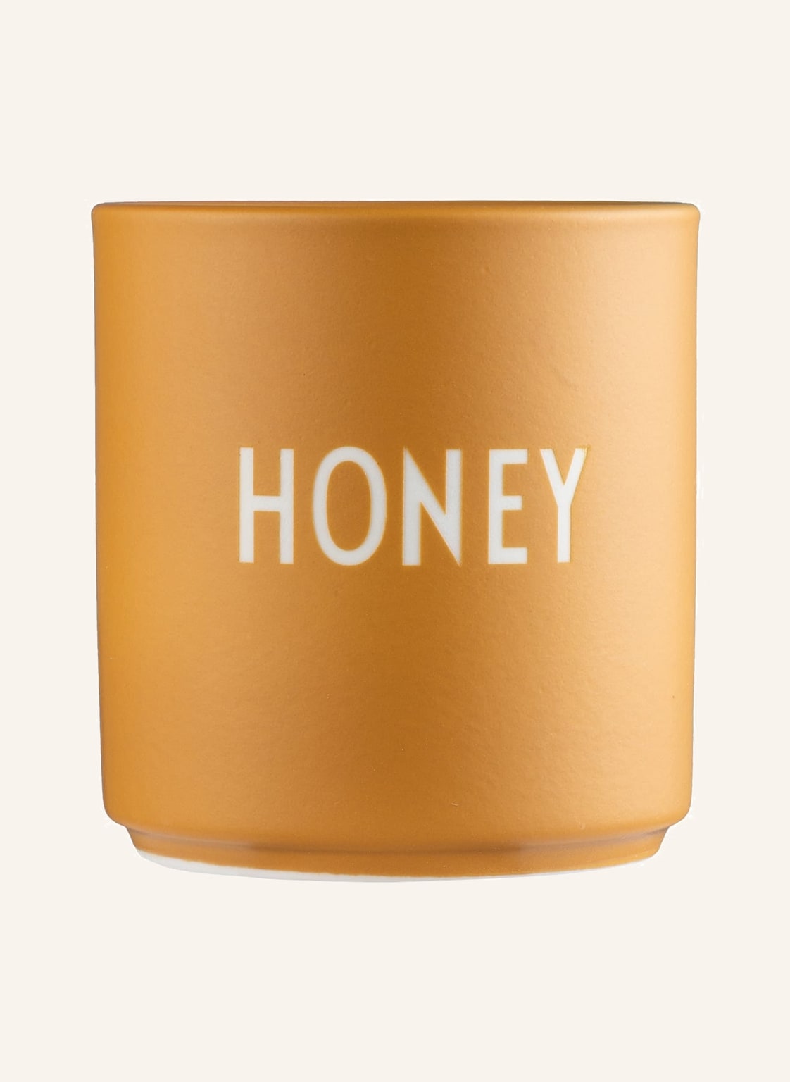 Image of Design Letters Becher Honey gelb