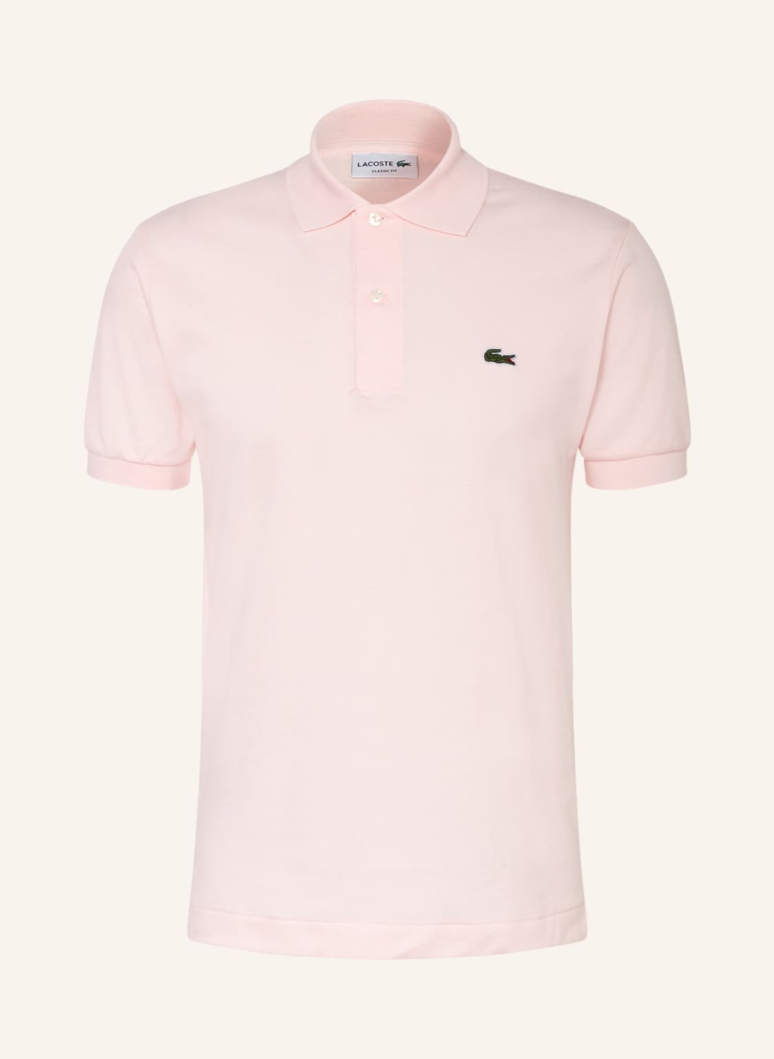 Image of Lacoste Piqué-Poloshirt Classic Fit rosa